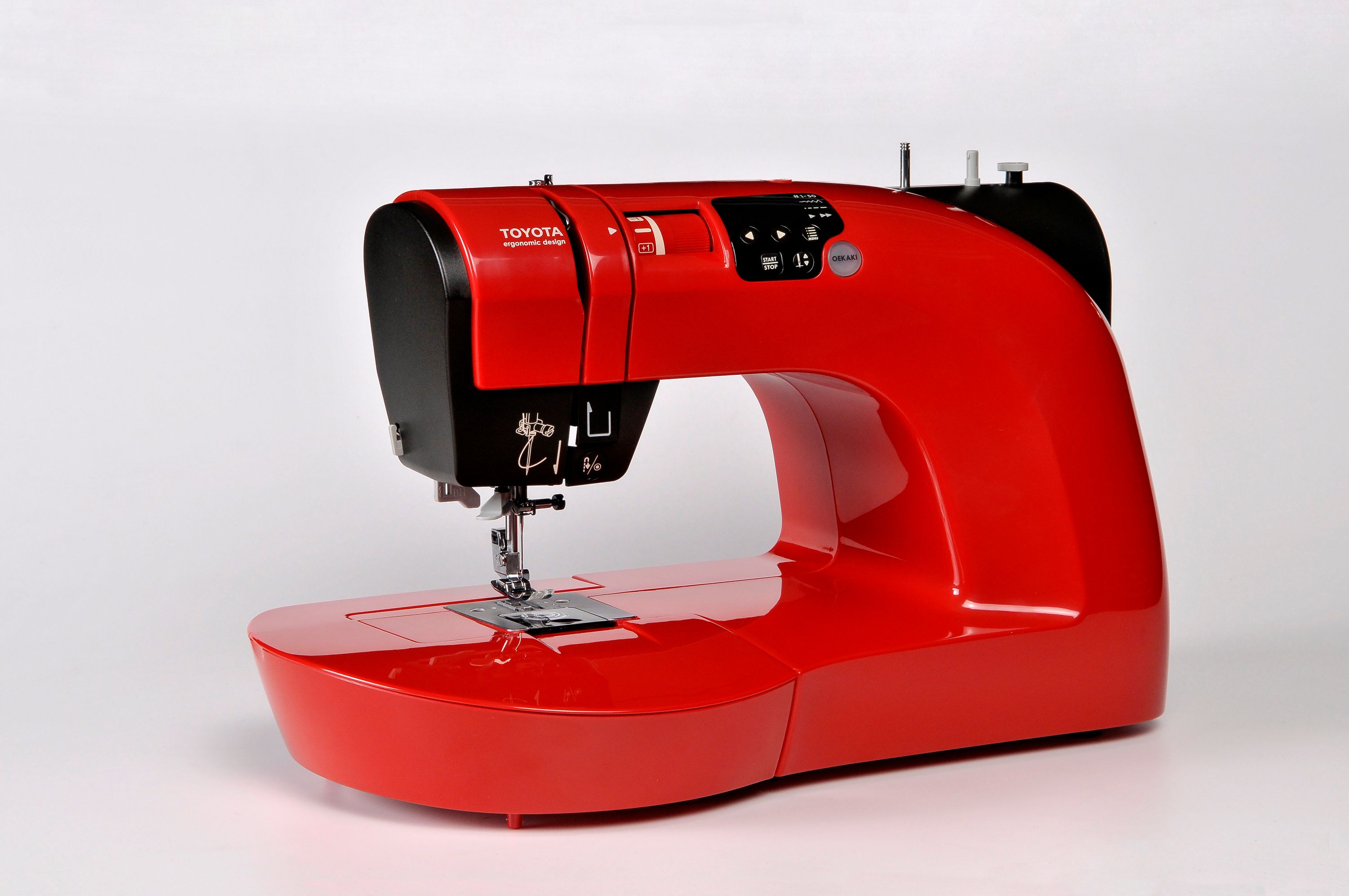 TOYOTA OEKAKI 50R - (red) - Computer-Nähmaschine