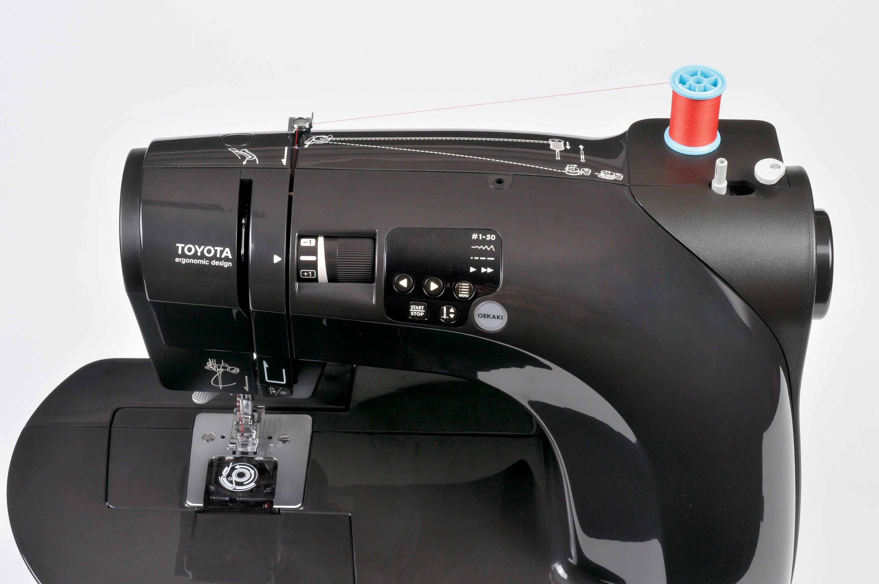 TOYOTA OEKAKI 50B - (black) - Computer-Nähmaschine
