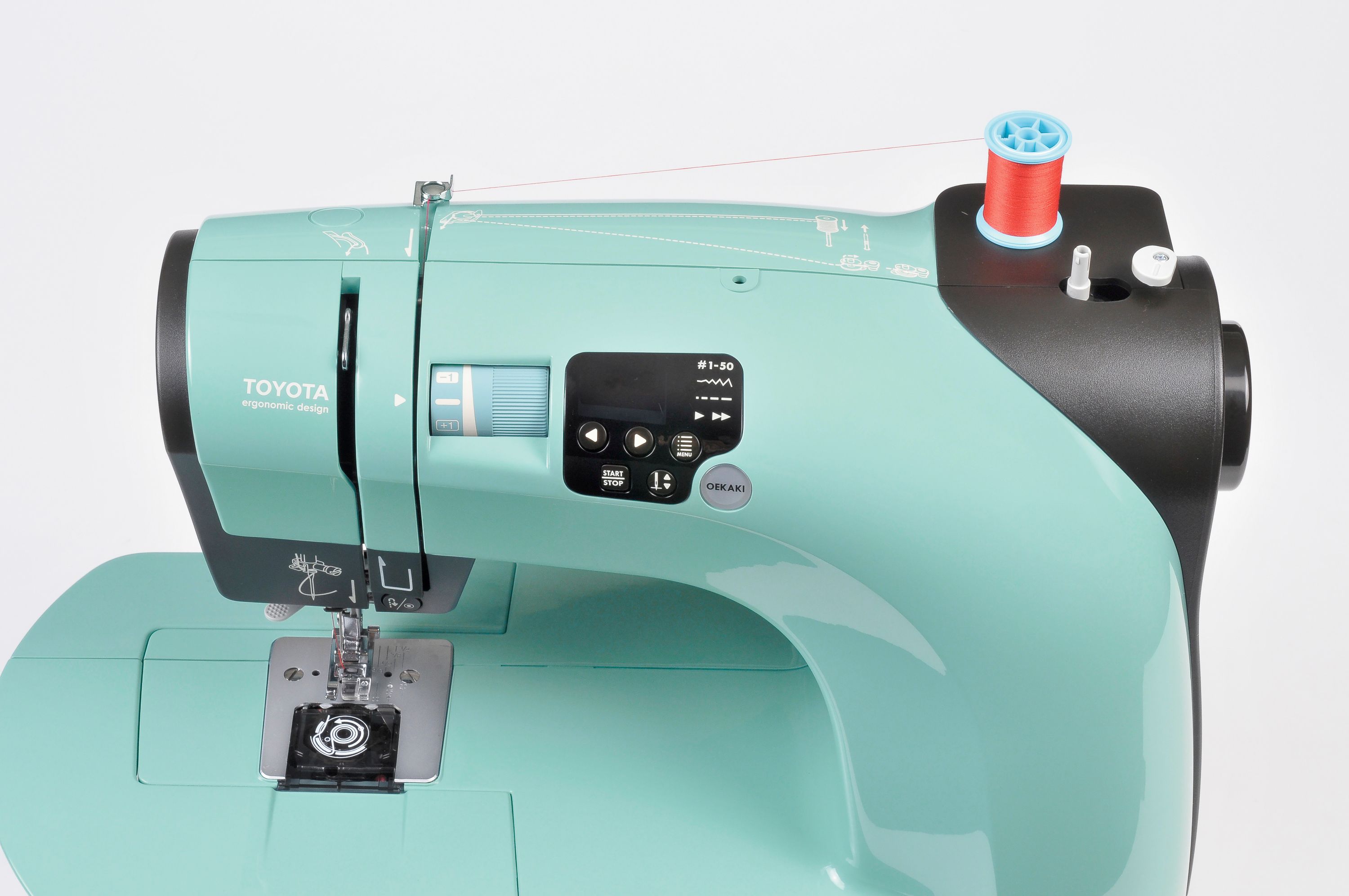 TOYOTA OEKAKI 50G - (green) - Computer-Nähmaschine