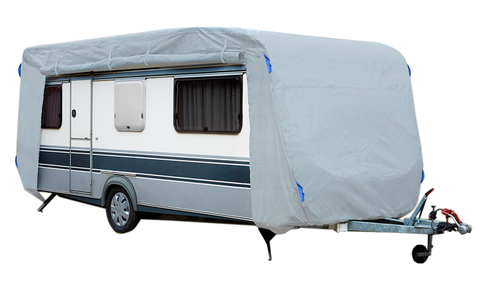 Green Yard Abdeckplane für Wohnwagen oder Wohnmobile Größe XL, 670 x 250 x 220 cm