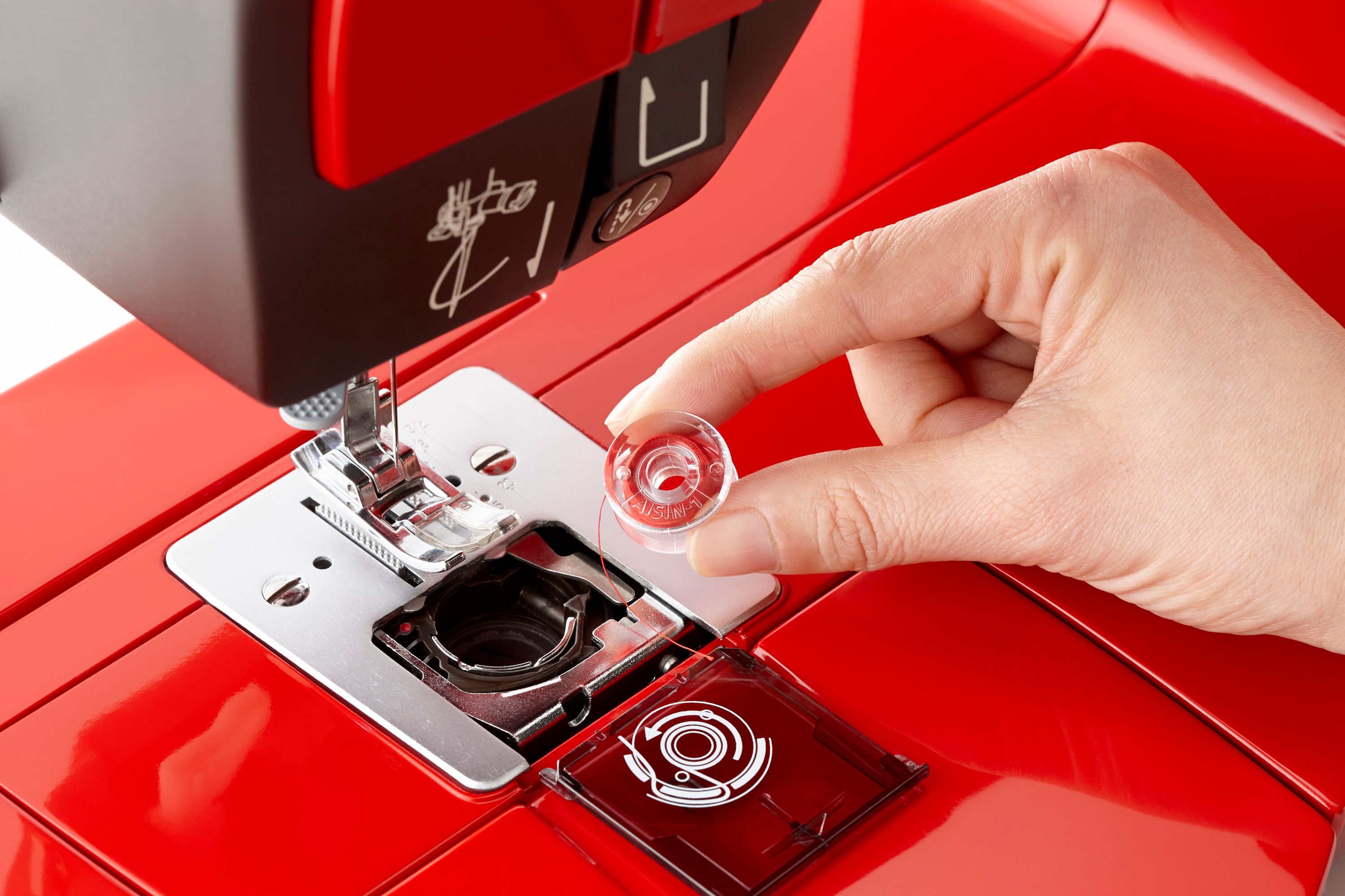 TOYOTA OEKAKI 50R - (red) - Computer-Nähmaschine