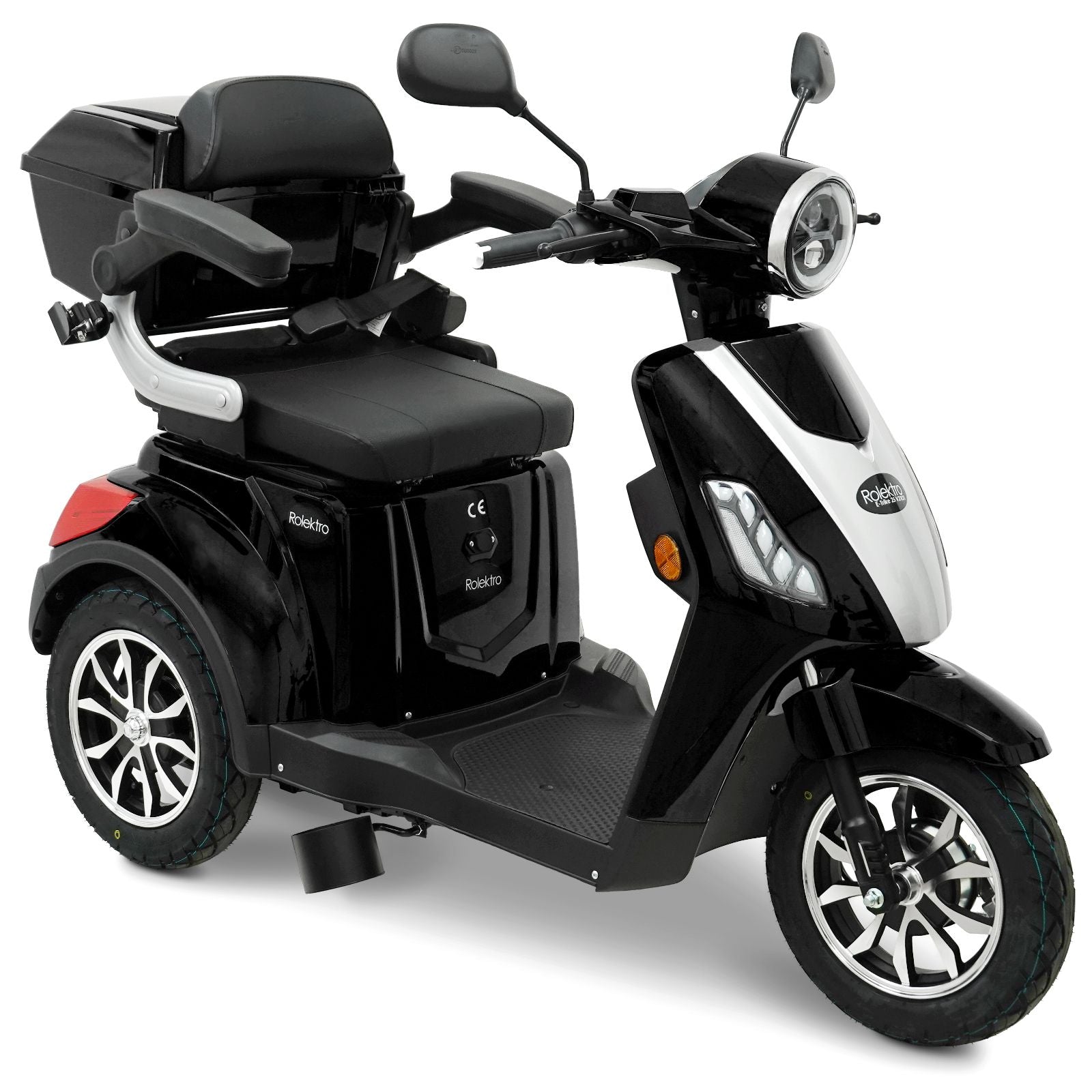 Rolektro E-Trike 25 V.2 Blei-Gel, R31, Schwarz, 25 kmh