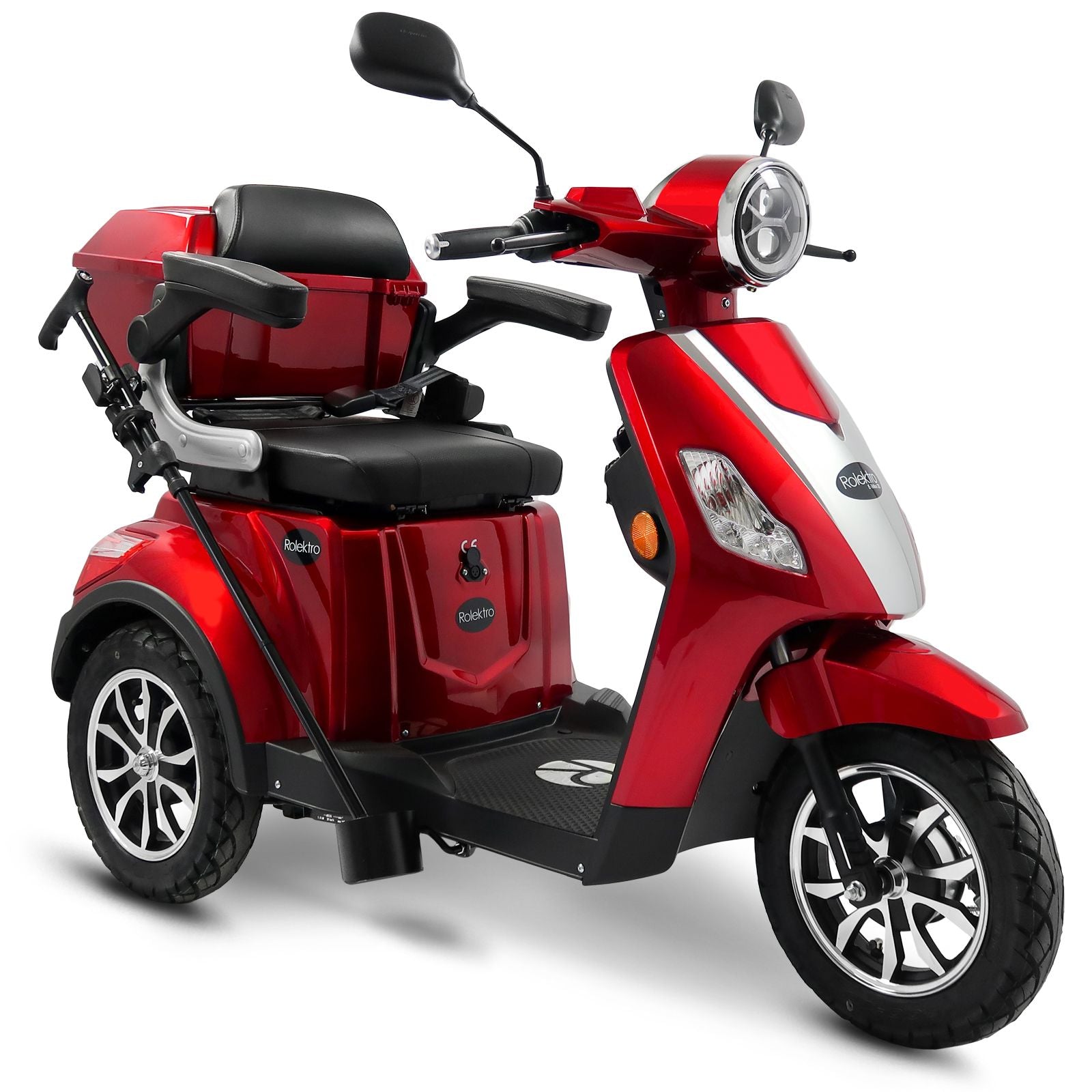 Rolektro E-Trike 25 V.3 Lithium, Rot, 25 kmh