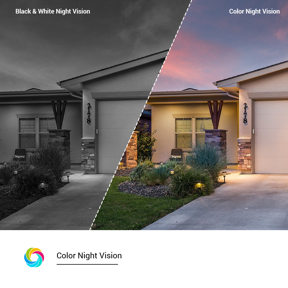 EZVIZ LC3 Smart Outdoor Security Light, Außen Wandlampe mit Überwachungskamera