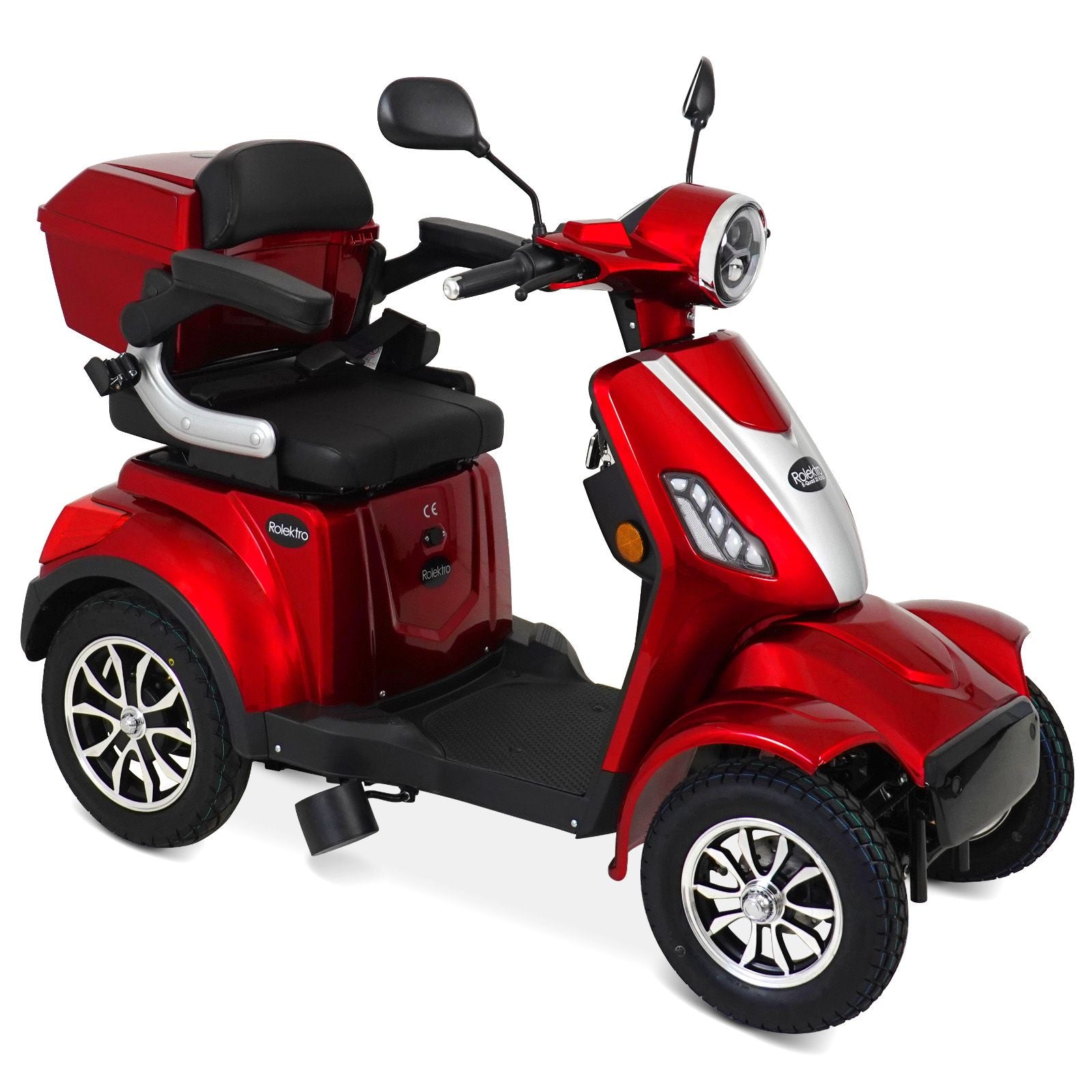 Rolektro E-Quad 15 V.2 Blei-Gel, R31, Rot, 15 kmh