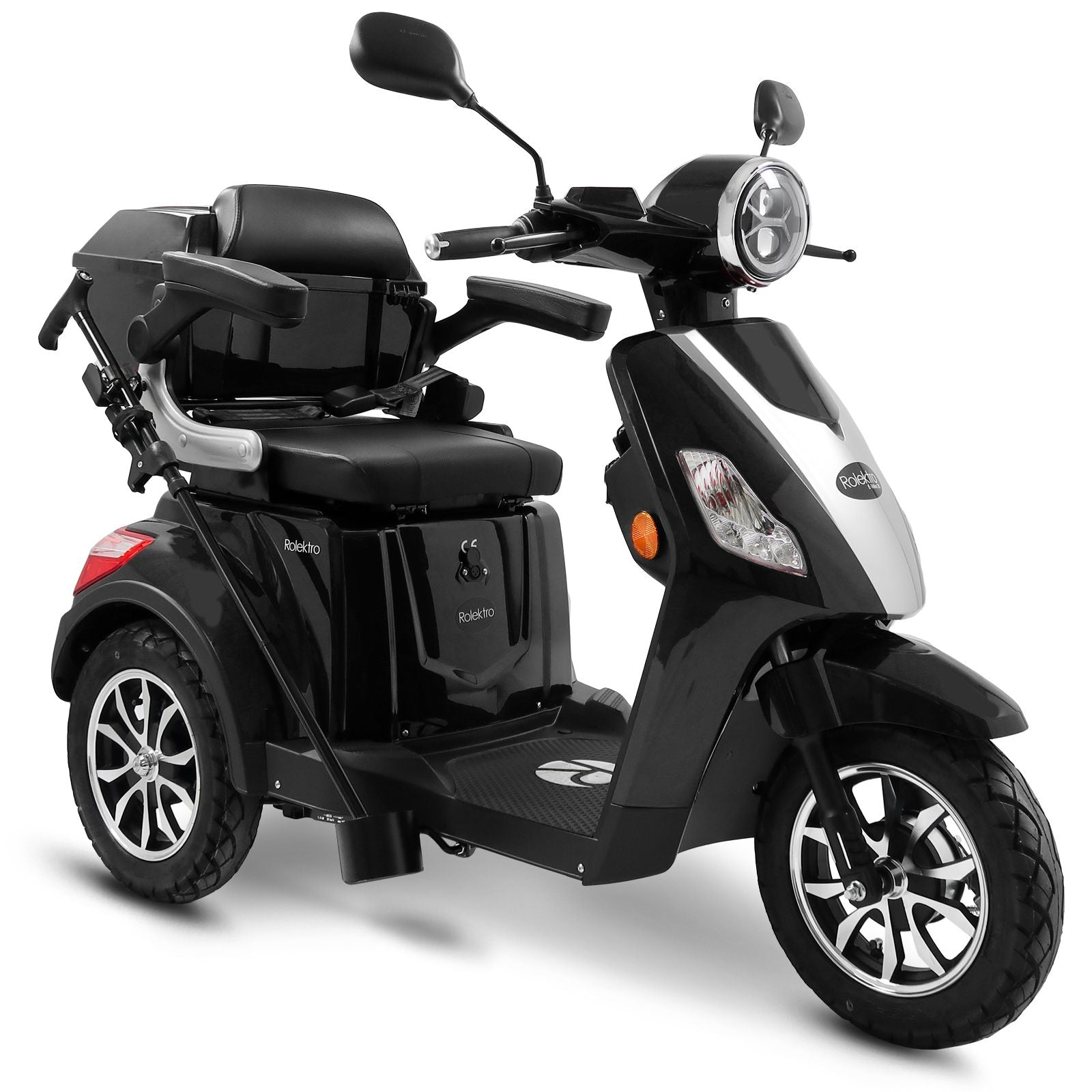 Rolektro E-Trike 25 V.3 Lithium, Schwarz, 25 kmh