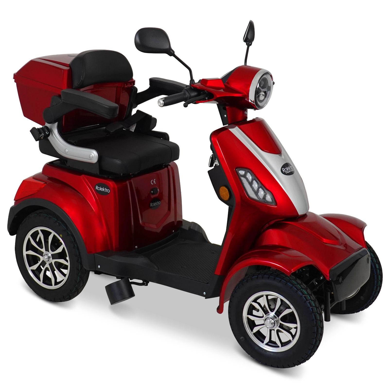 Rolektro E-Quad 25 V.2 Blei-Gel, R31, Rot, 25 kmh
