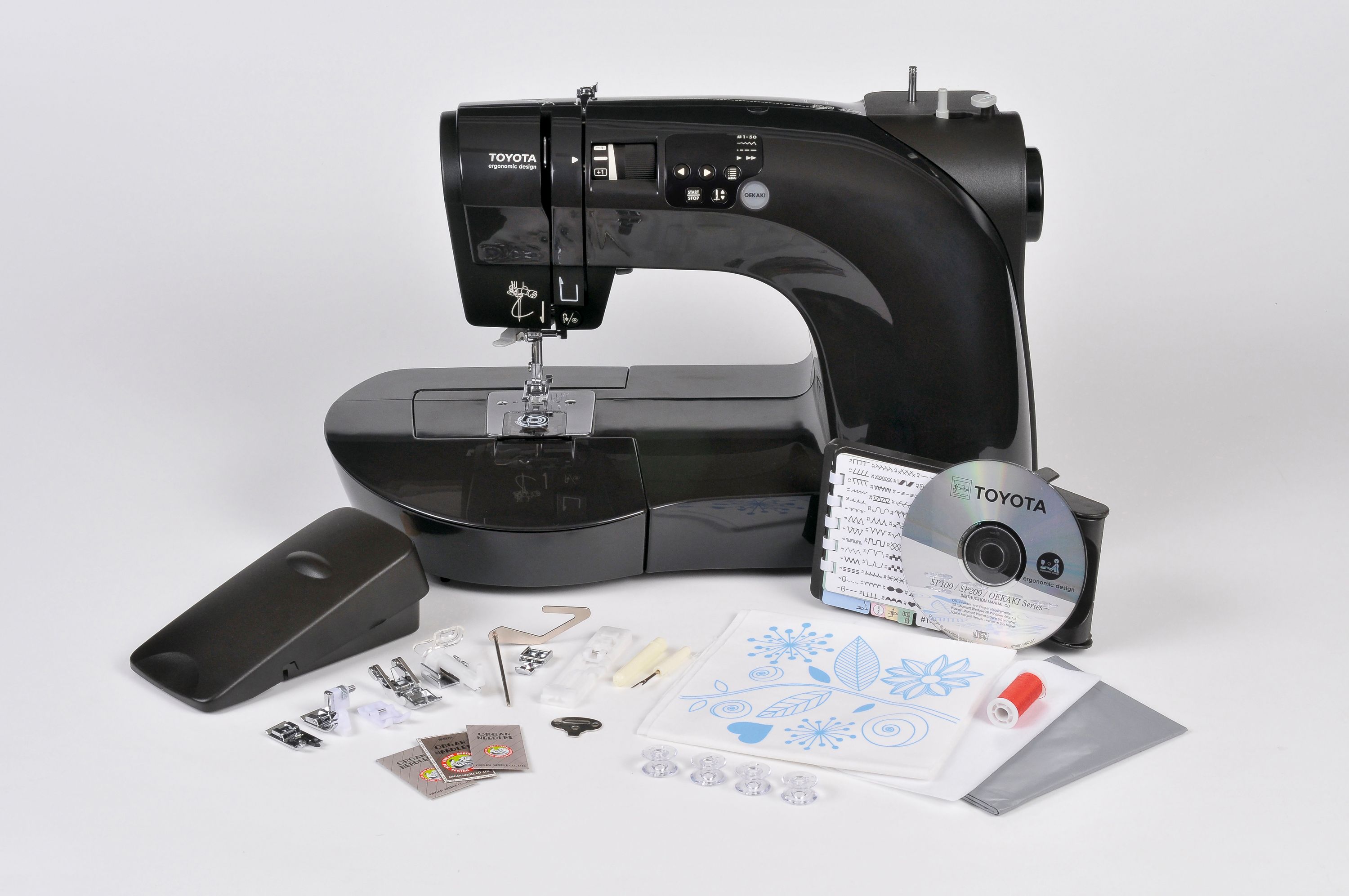 TOYOTA OEKAKI 50B - (black) - Computer-Nähmaschine