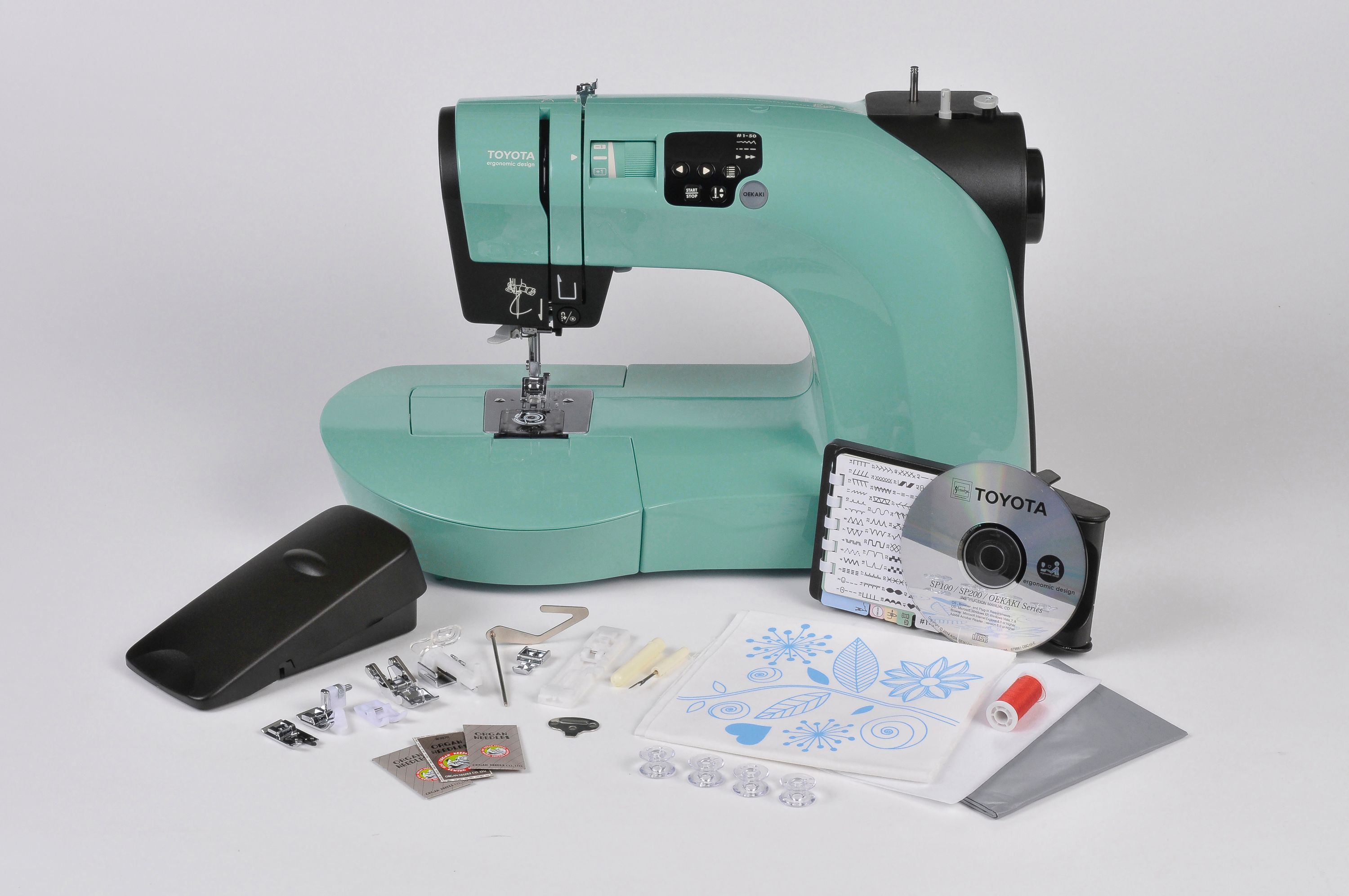 TOYOTA OEKAKI 50G - (green) - Computer-Nähmaschine