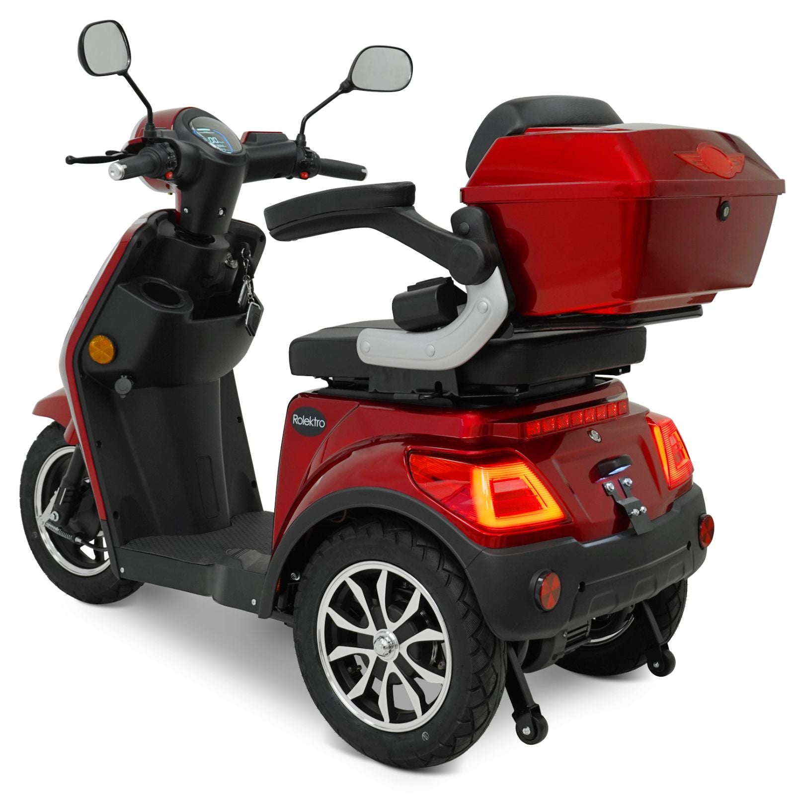 Rolektro E-Trike 25 V.2 Blei-Gel, R31, Rot, 25 kmh