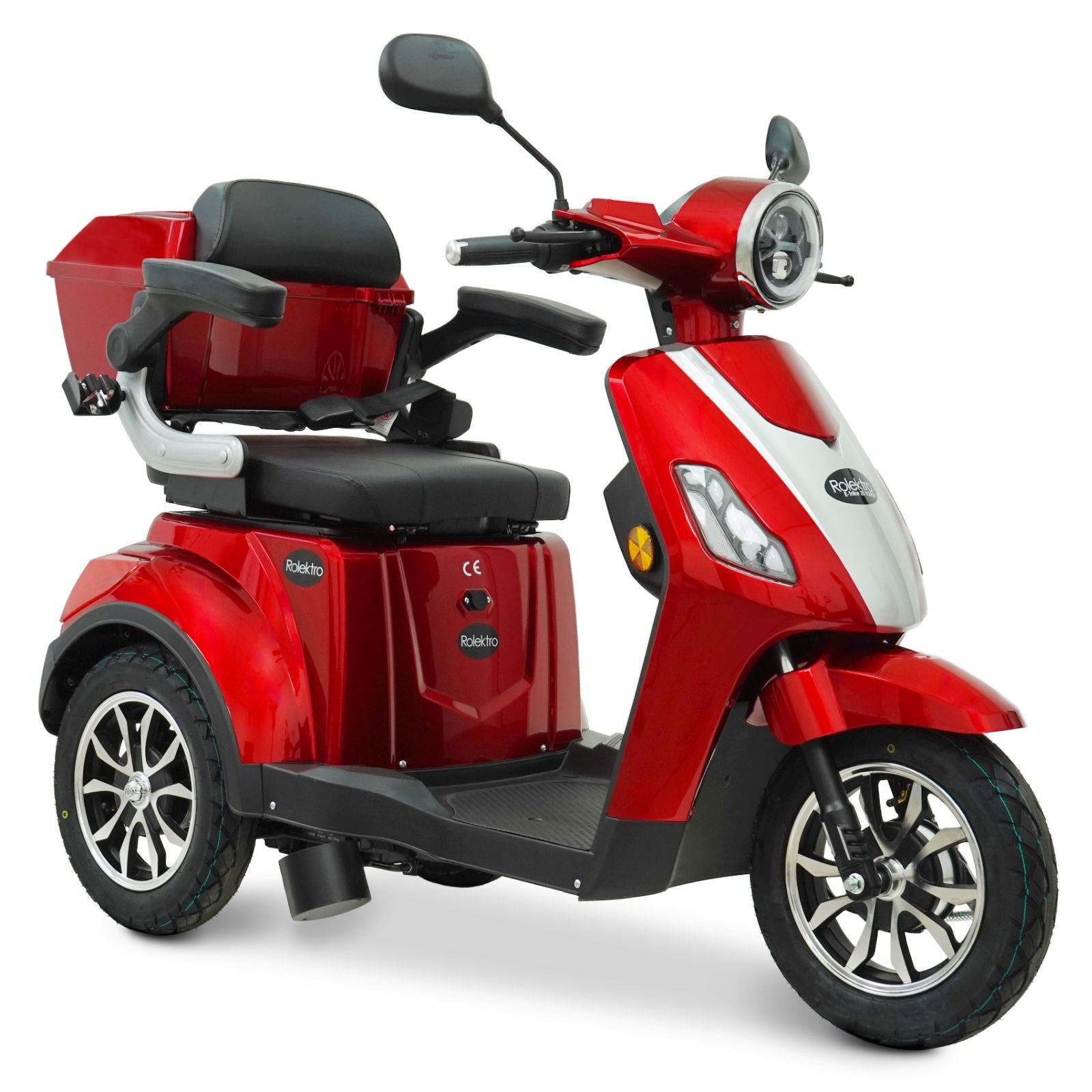 Rolektro E-Trike 25 V.2 Blei-Gel, R31, Rot, 25 kmh