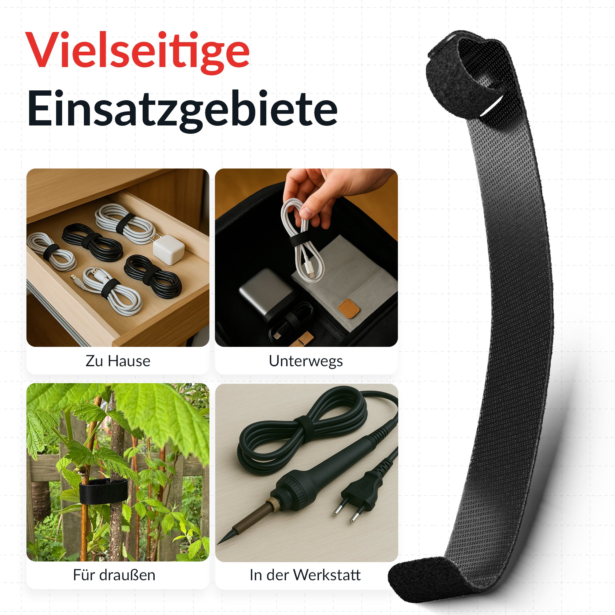 LTC BASIC STRAPS - PRO 1110 - Schwarz - 50 St.