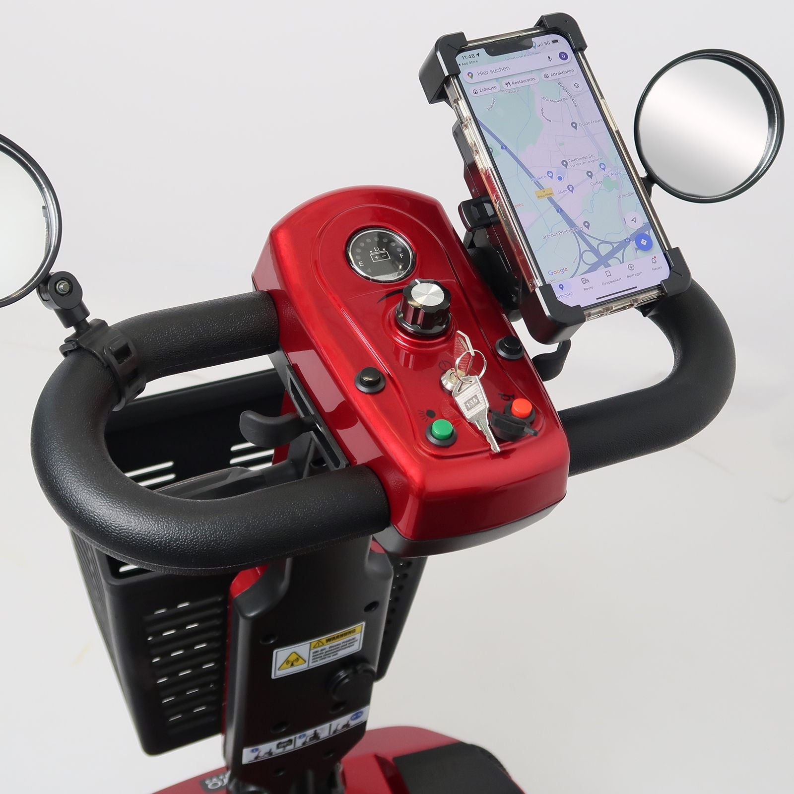 Rolektro E-Trike 6 V.3 Lithium, Rot, 6 kmh