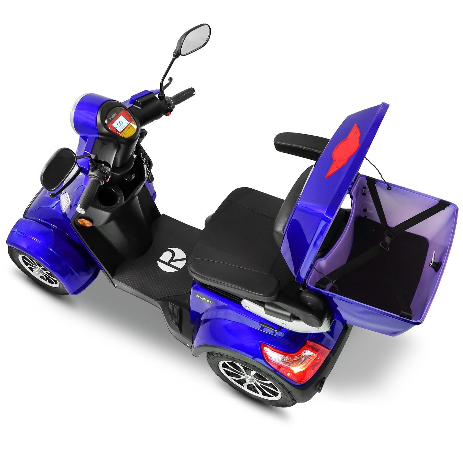 Rolektro E-Quad 25 V.3 Lithium, Blau, 25 kmh