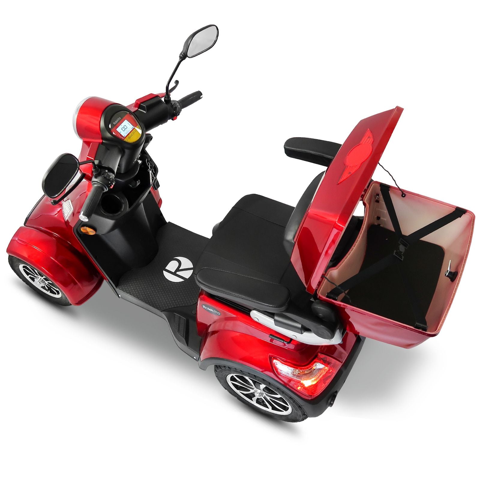 Rolektro E-Quad 25 V.3 Lithium, Rot, 25 kmh