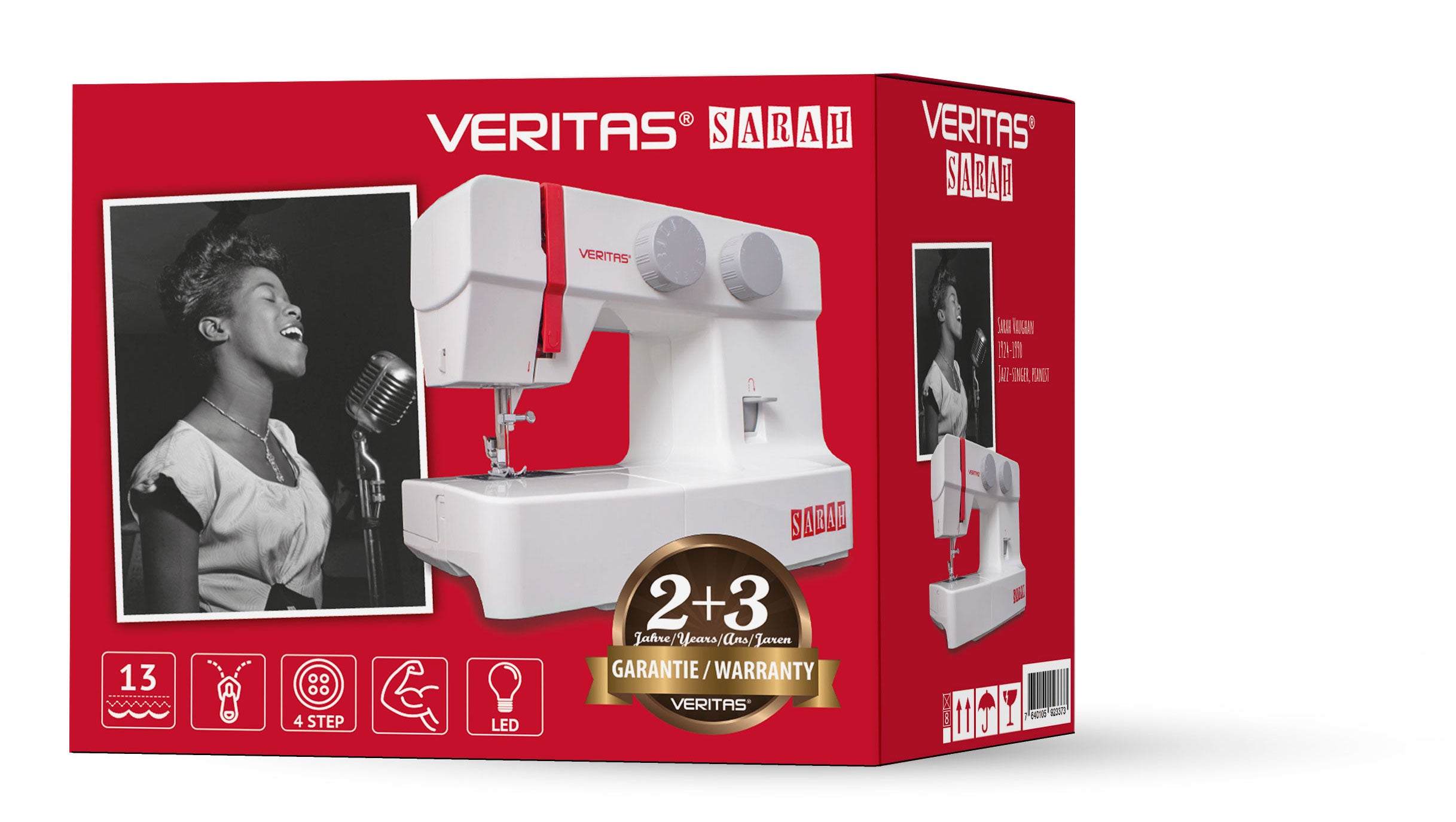 VERITAS Sarah Nähmaschine13 Stichprogramme