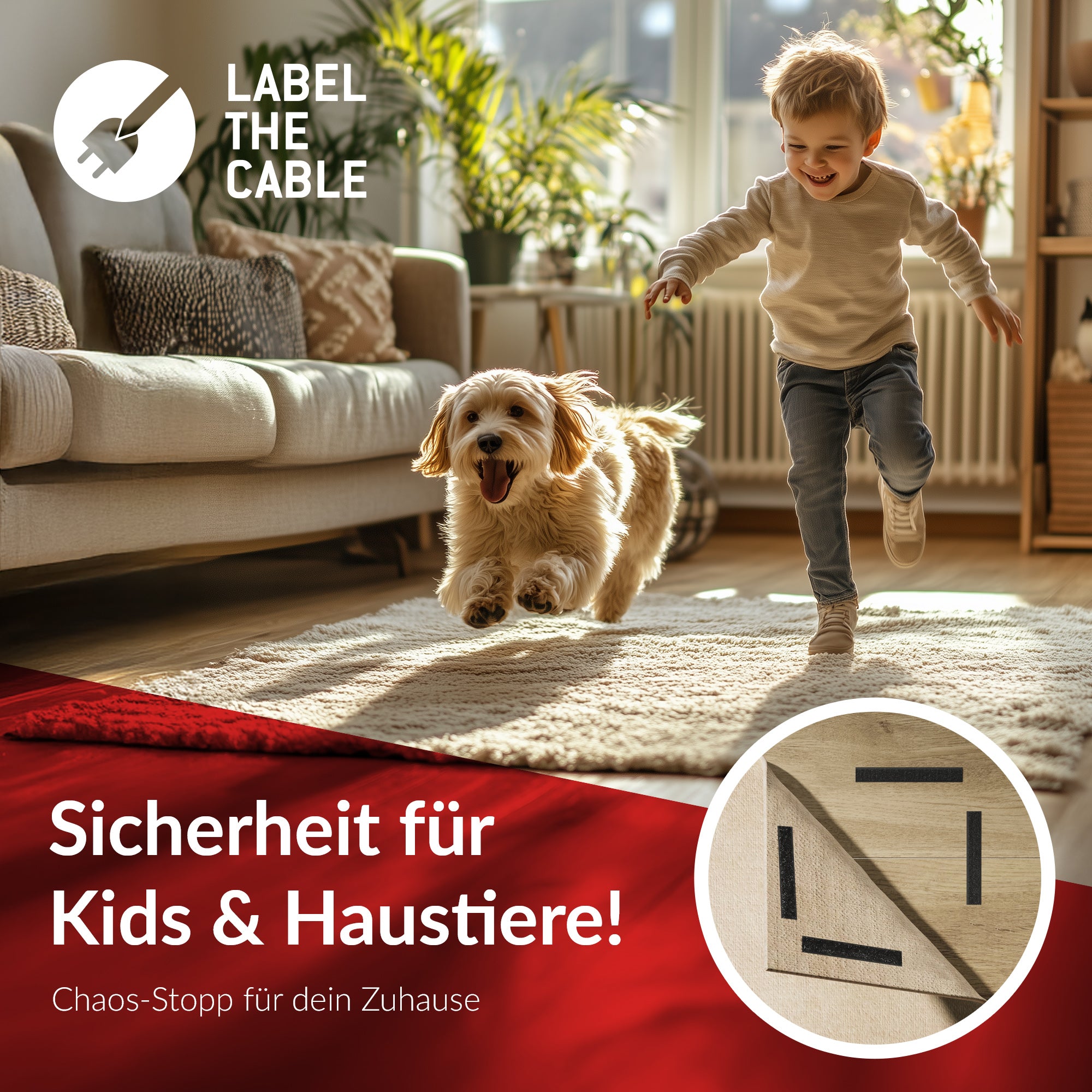 LTC EASY TAPE STRAP - Schwarz - 8 m