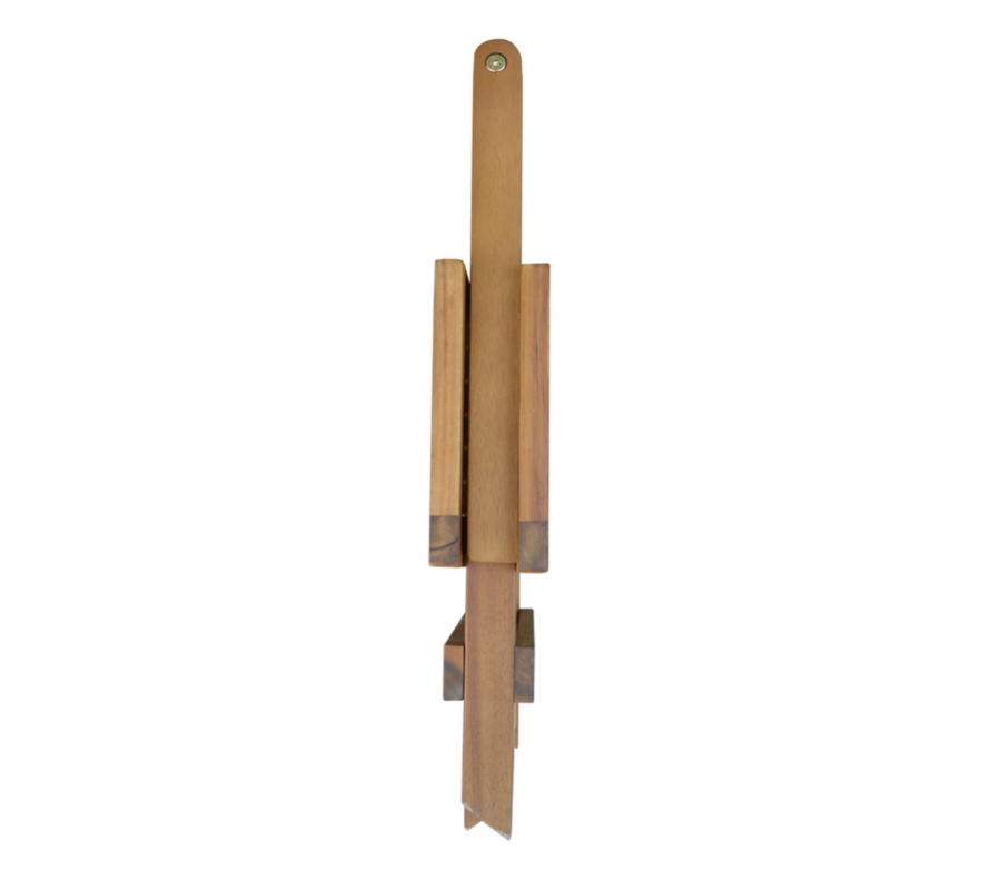 Akazienholz Gartenklapptisch Beistelltisch 38 cm FSC