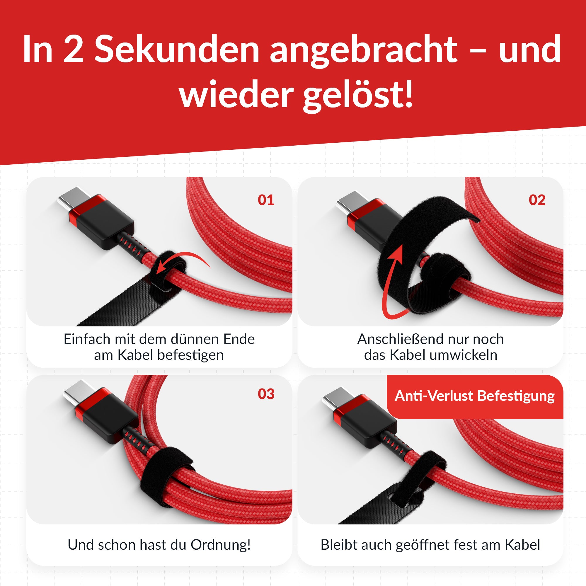LTC BASIC STRAPS - PRO 1110 - Schwarz - 50 St.