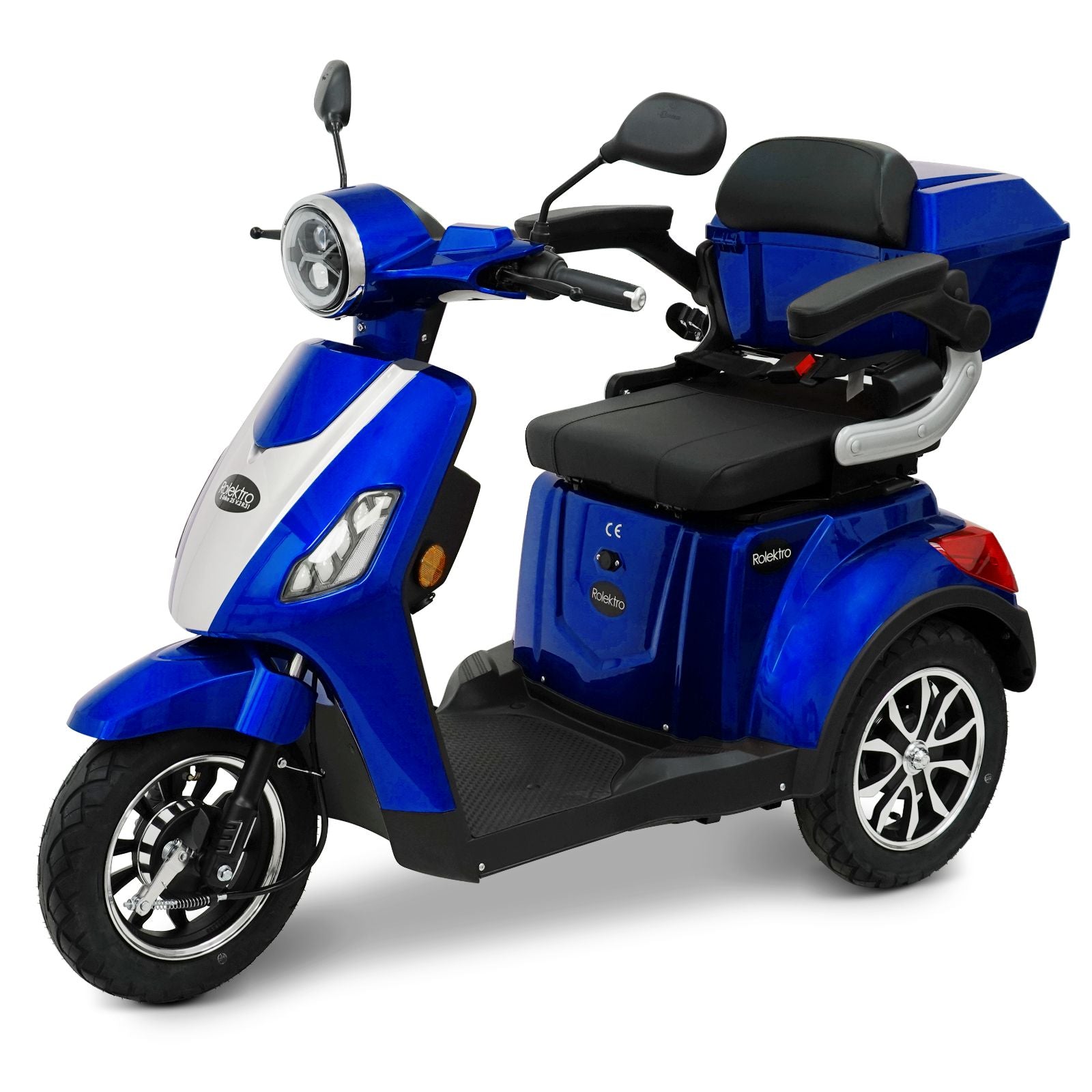 Rolektro E-Trike 25 V.2 Blei-Gel, R31, Blau, 25 km/h