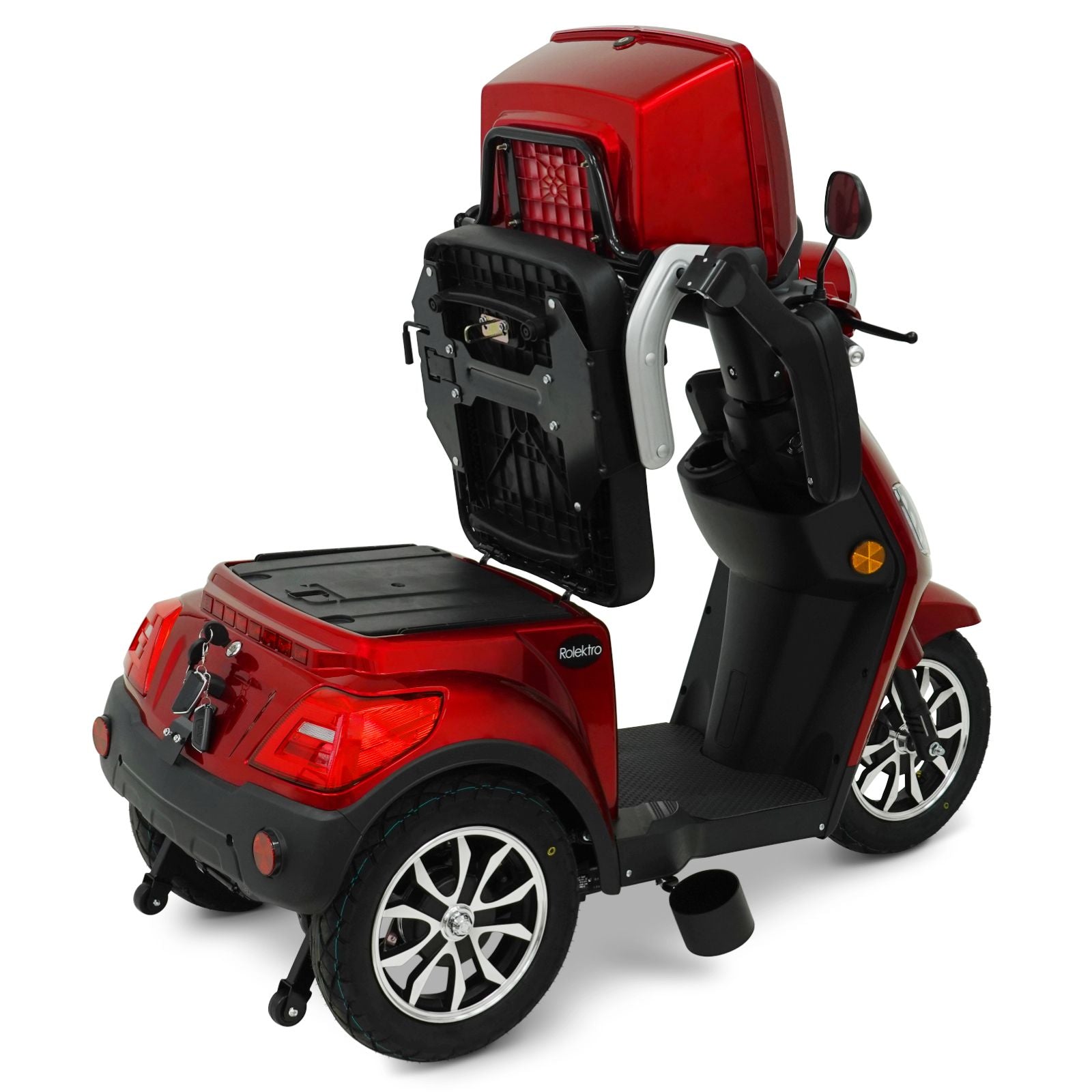 Rolektro E-Trike 25 V.2 Blei-Gel, R31, Rot, 25 kmh