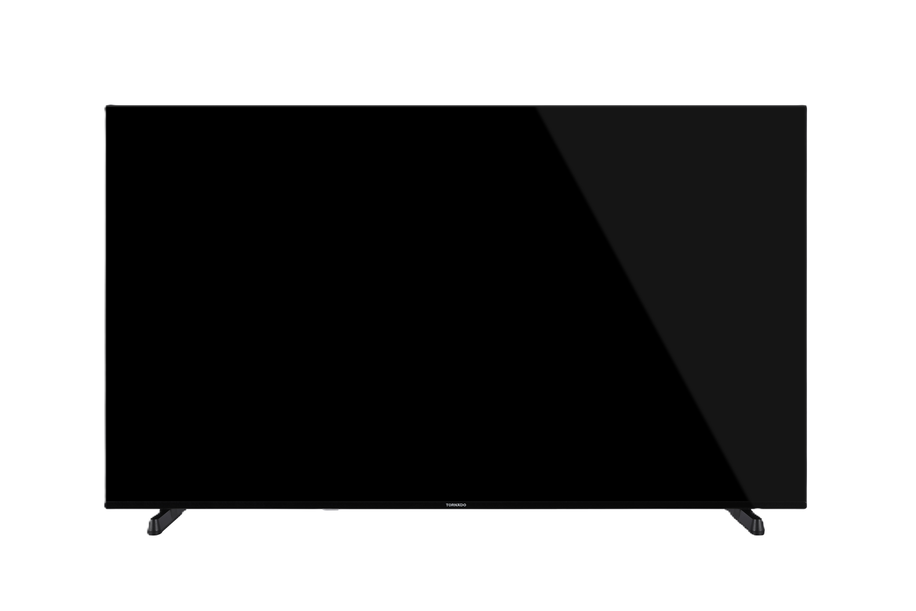 Tornado LINUX Smart TV 65 Zoll 4K Ultra HD, Rahmenlos, mit integriertem Receiver