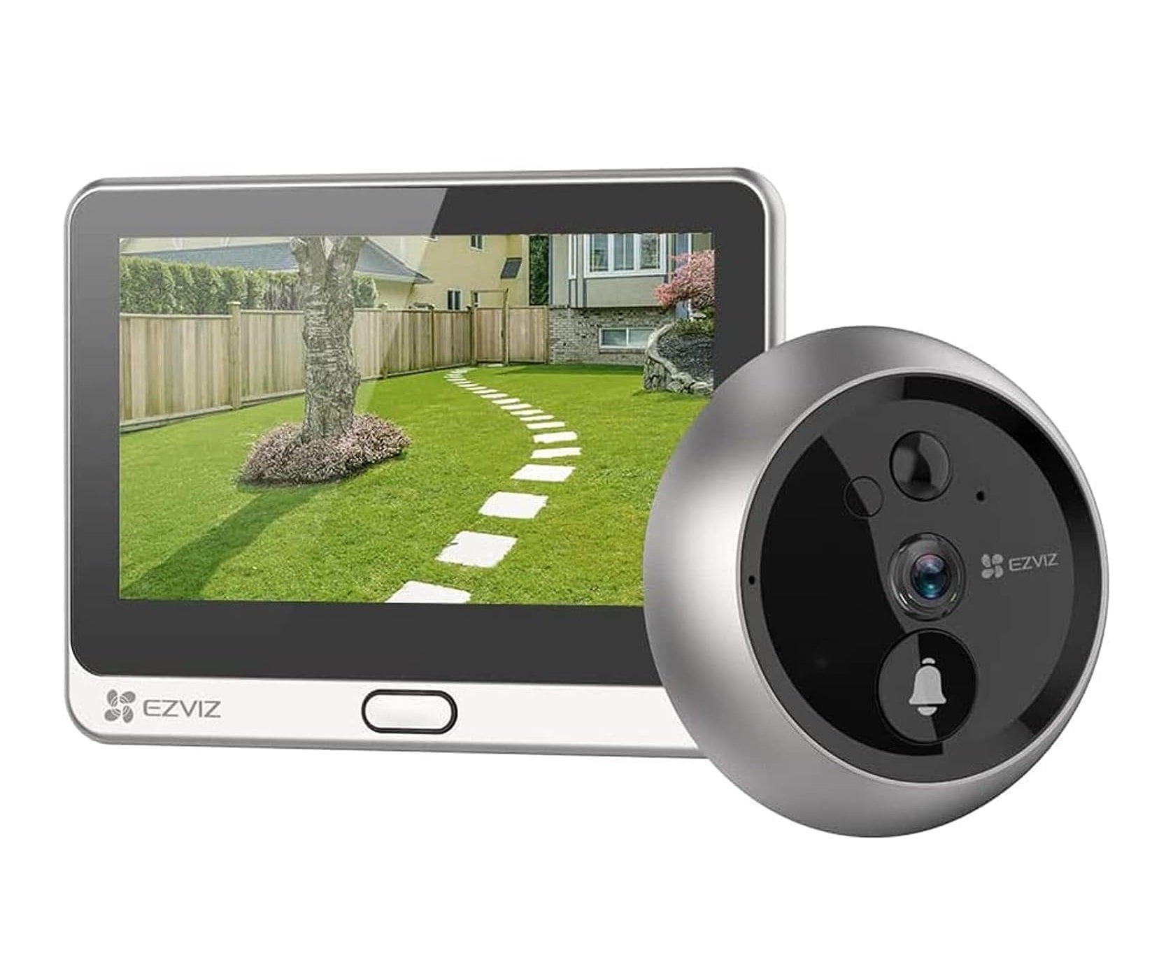 EZVIZ DP2C Türspionkamera, WLAN, Akku, App 155 Grad Winkel