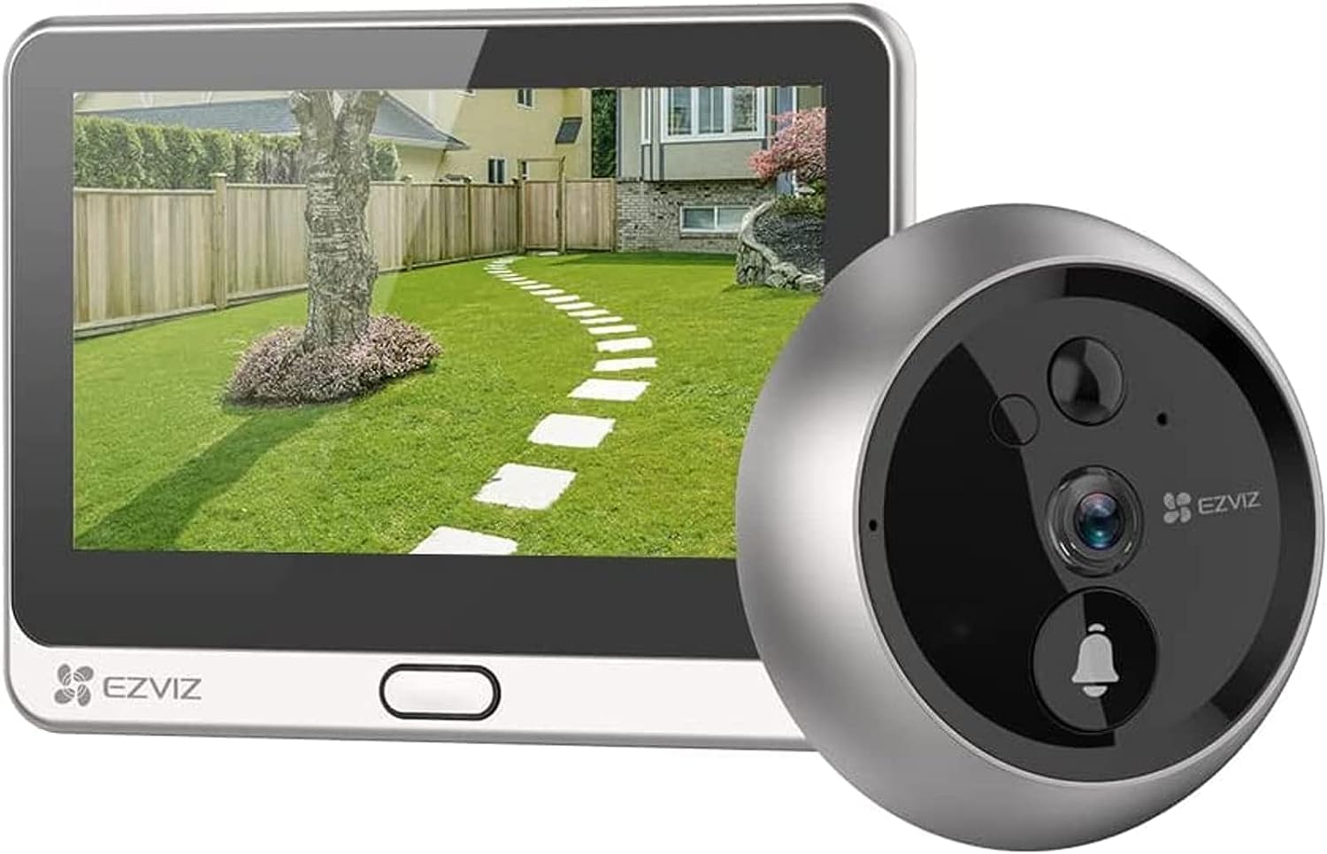EZVIZ DP2C Türspionkamera, WLAN, Akku, App 155 Grad Winkel