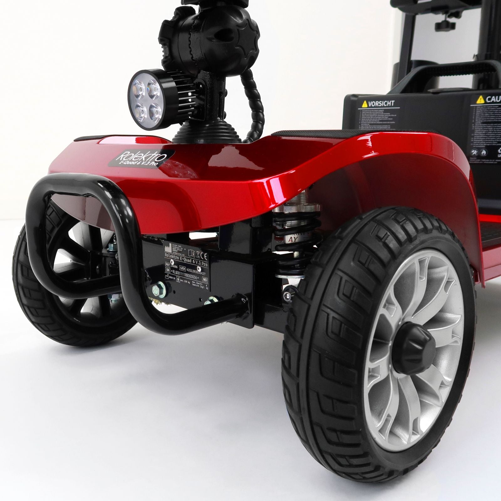 Rolektro E-Quad 6 V.3 Pro, Lithium, Rot, 6 kmh