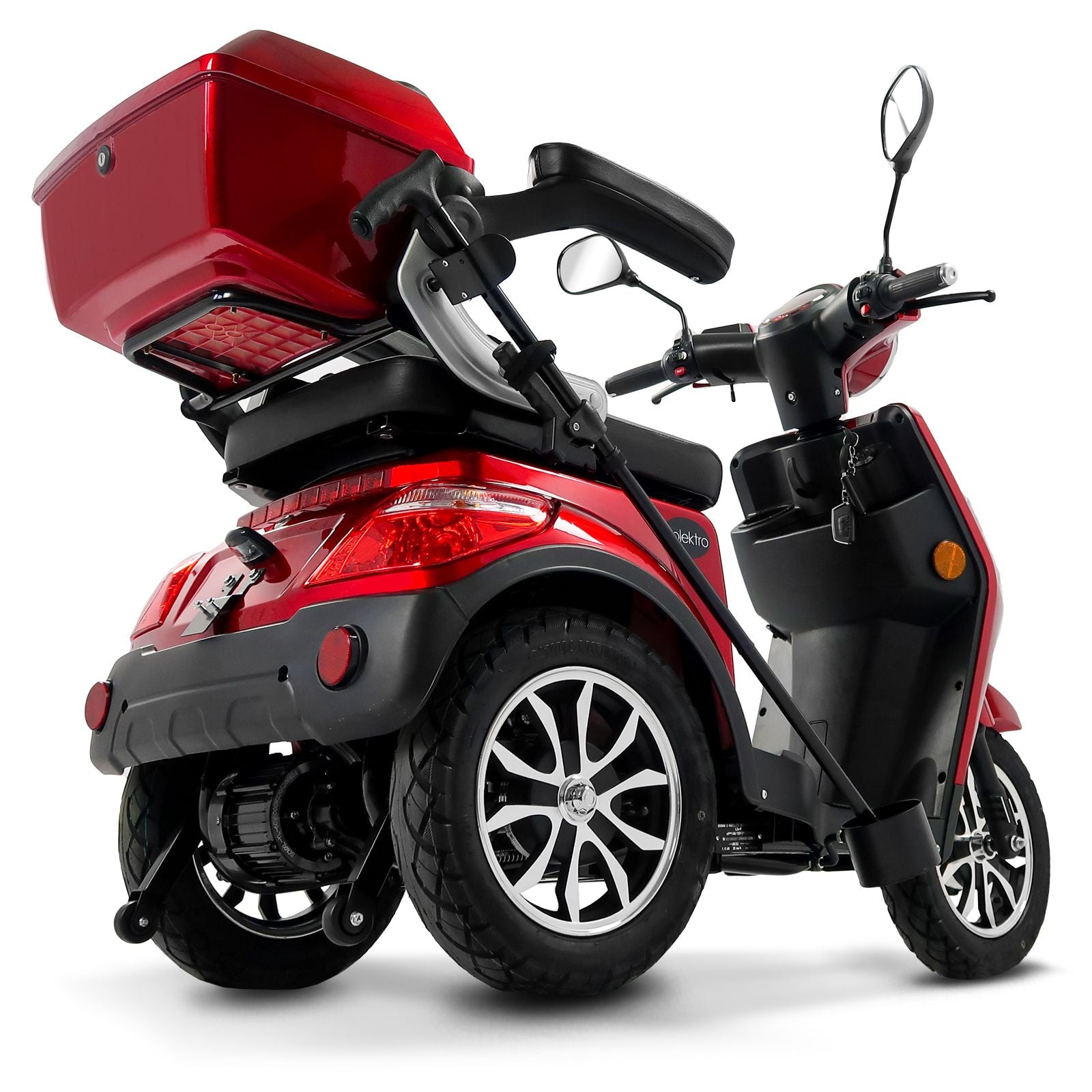 Rolektro E-Trike 25 V.3 Lithium, Rot, 25 kmh