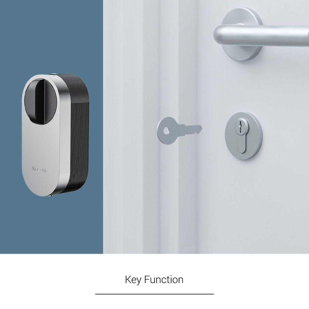 EZVIZ Smart Home verstellbarer Schließzylinder, Türstärke 40mm-110mm, 3er-Set