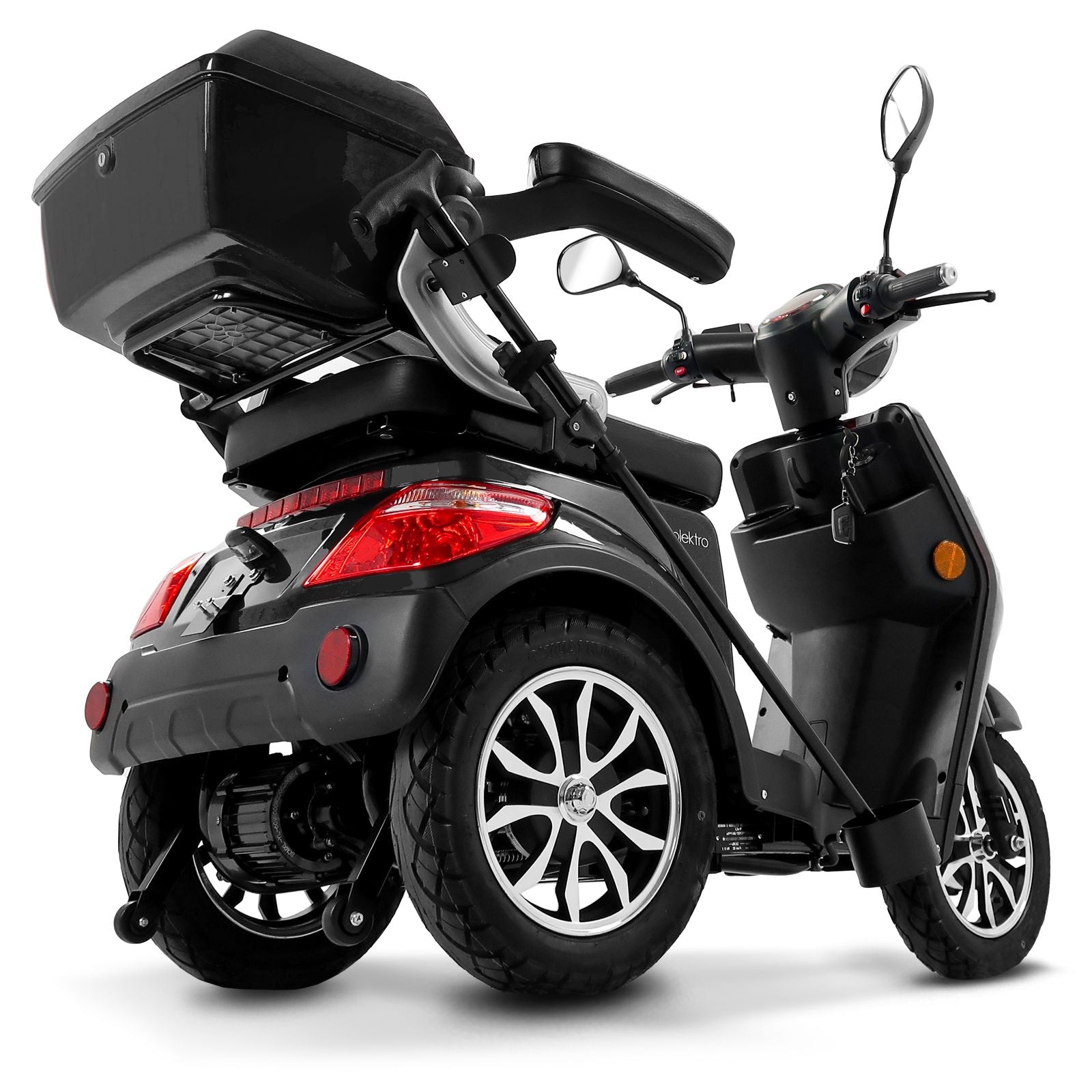 Rolektro E-Trike 25 V.3 Lithium, Schwarz, 25 kmh