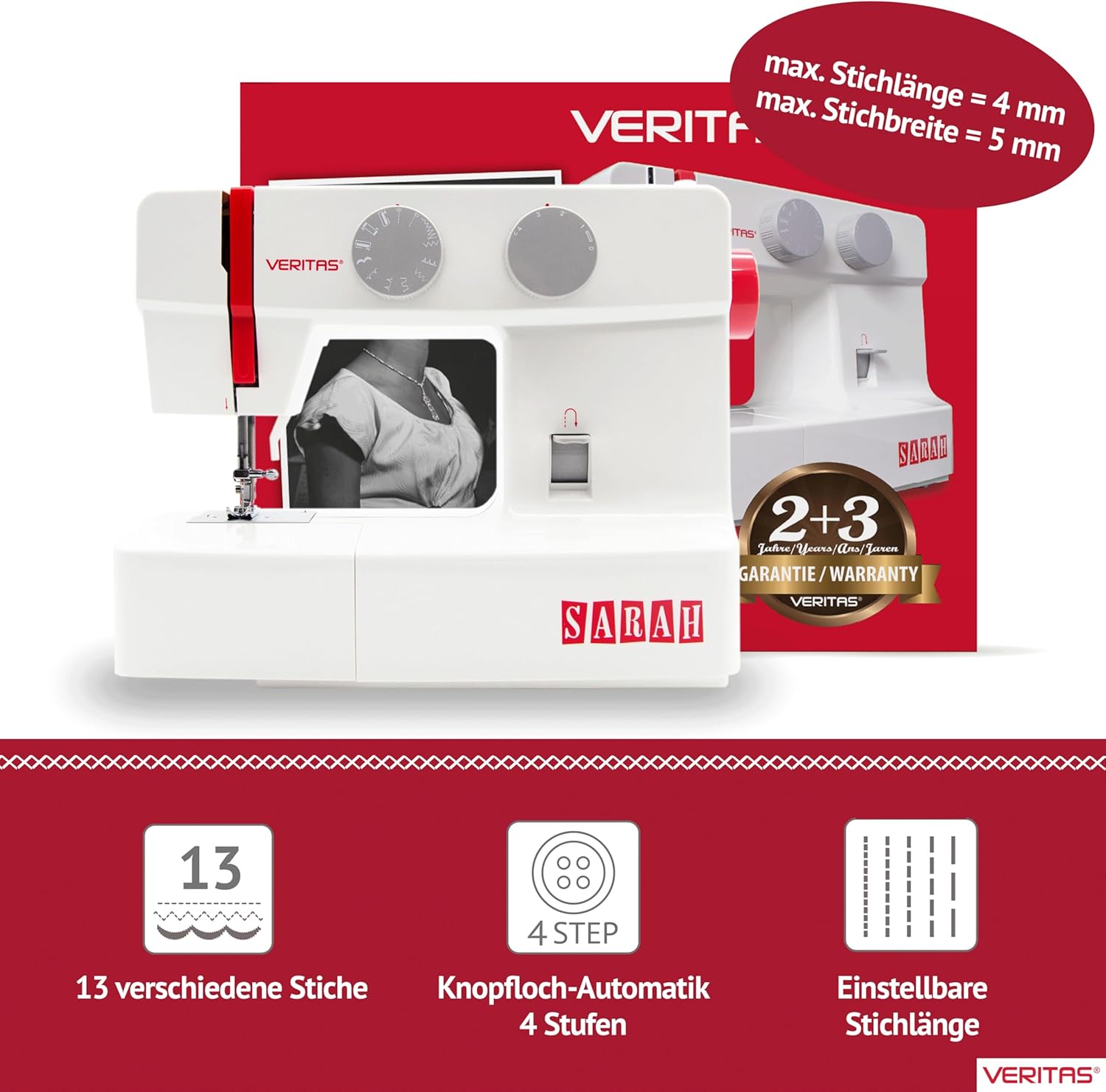 Veritas Sarah (refurbished) – Ideal für Anfänger & kreative Projekte - Einsteigerfreundlich