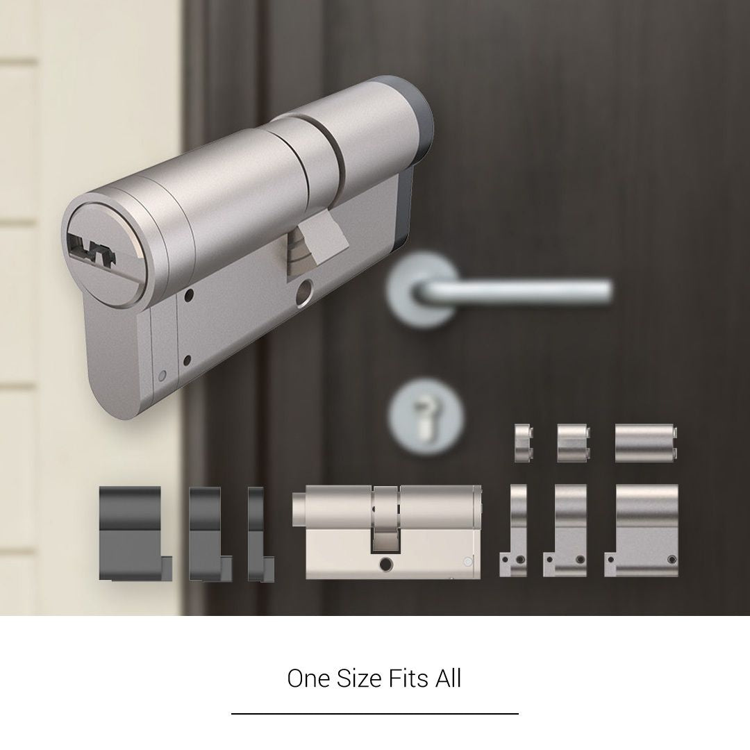 EZVIZ Smart Home verstellbarer Schließzylinder, Türstärke 40mm-110mm, 2er-Set