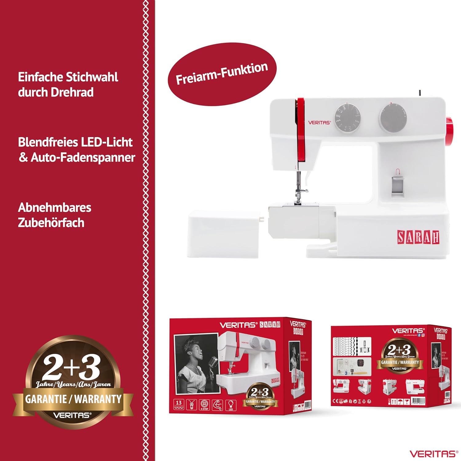 Veritas Sarah (refurbished) – Ideal für Anfänger & kreative Projekte - Einsteigerfreundlich