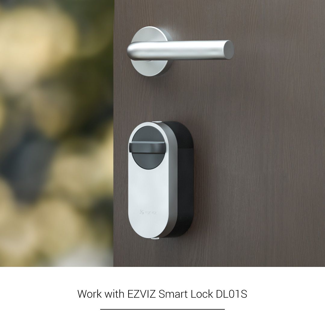 EZVIZ Smart Home verstellbarer Schließzylinder, Türstärke 40mm-110mm, 2er-Set