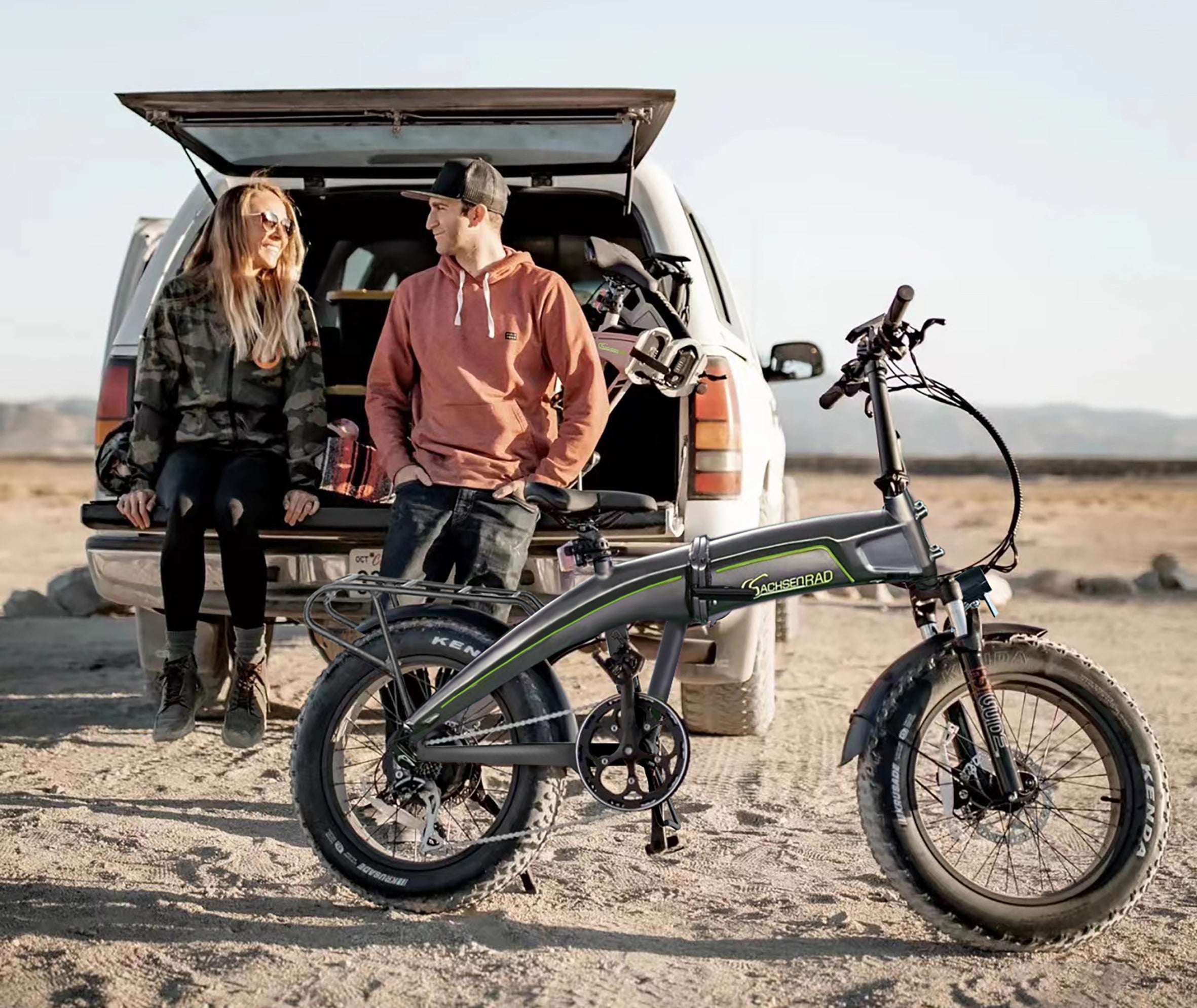 SachsenRad E-Folding Bike F6 Safari Fatbike, B-Ware