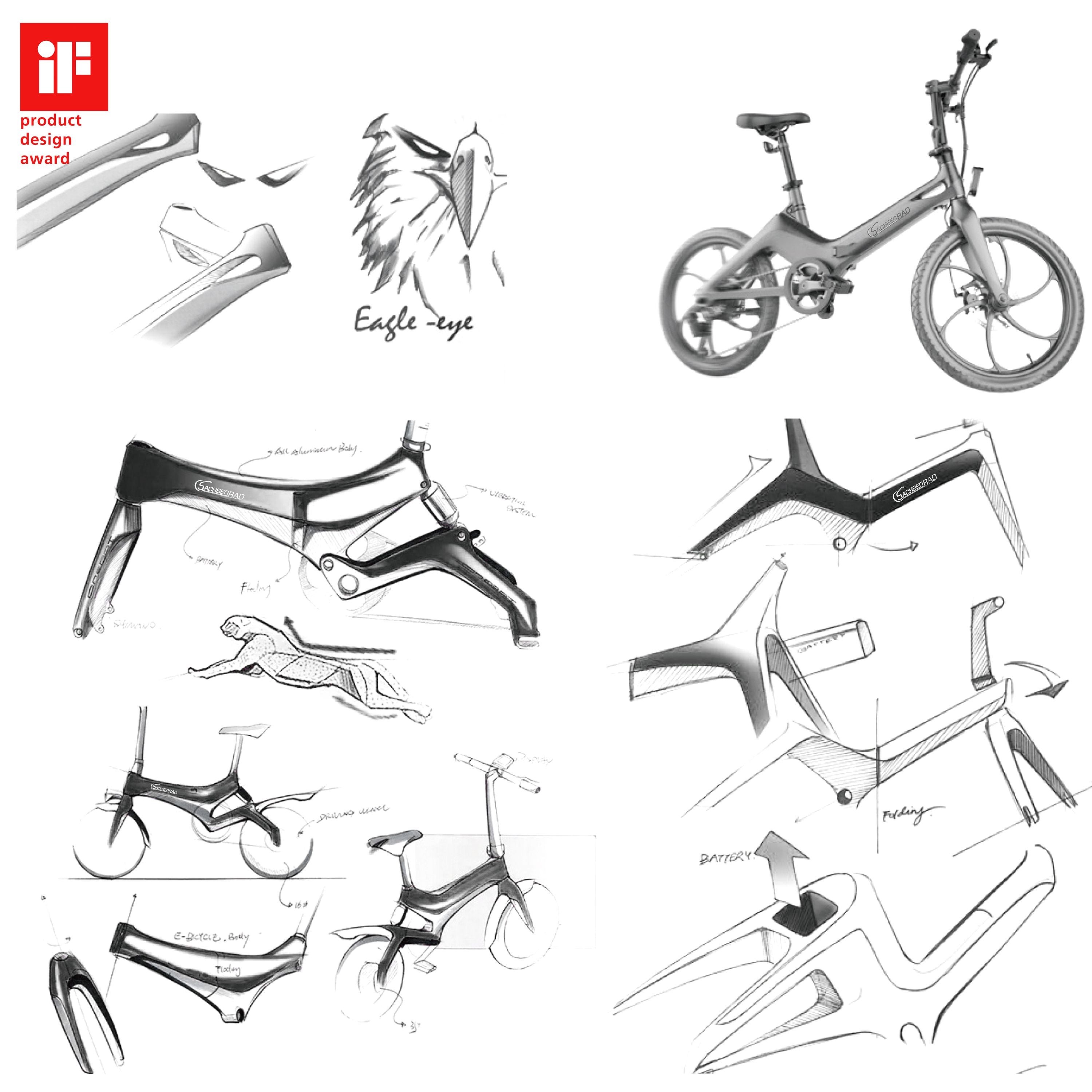 SachsenRad E-Folding Race Bike F11 MagPuma mit Transporttasche