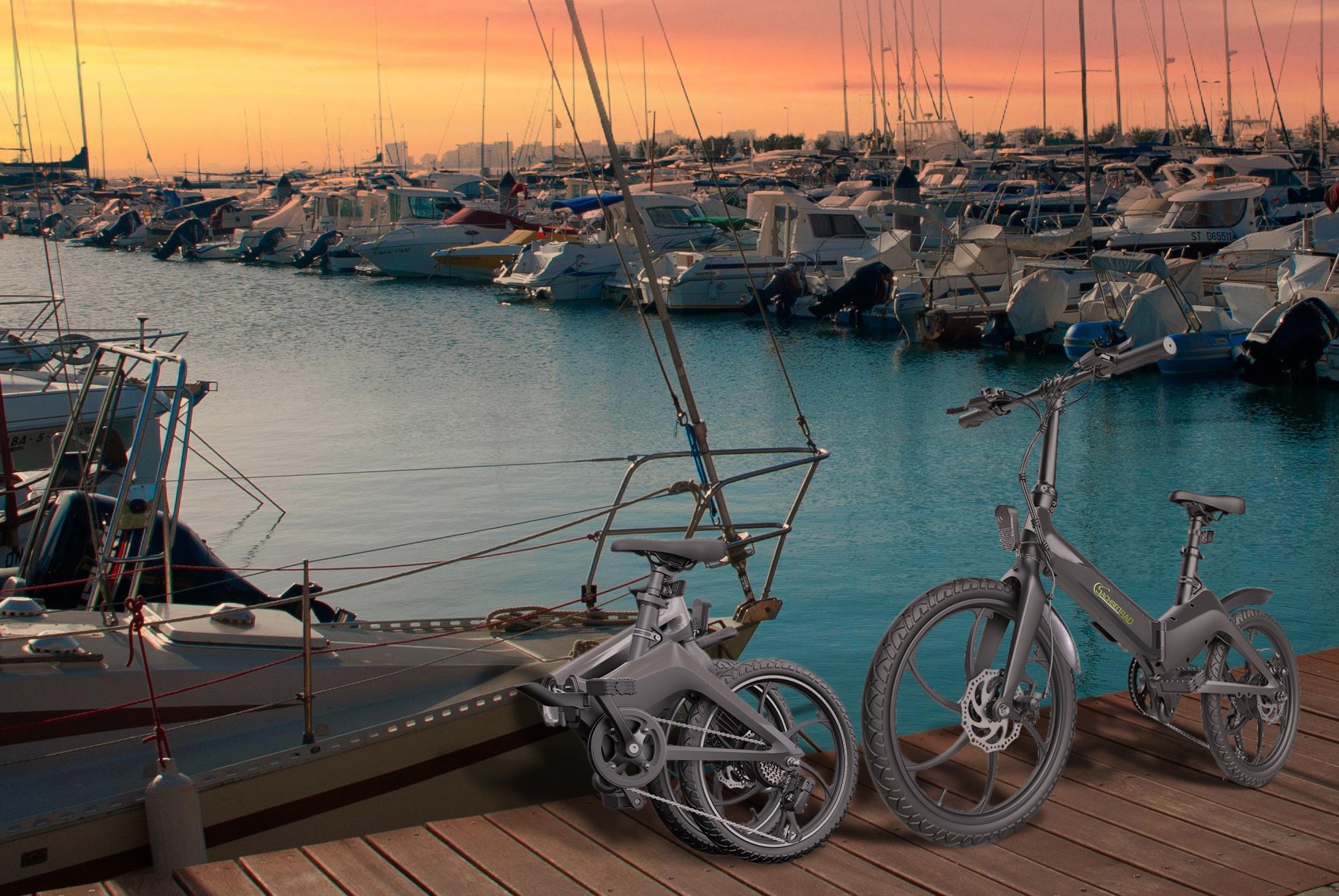 SachsenRad E-Folding Race Bike F11 MagPuma mit Transporttasche