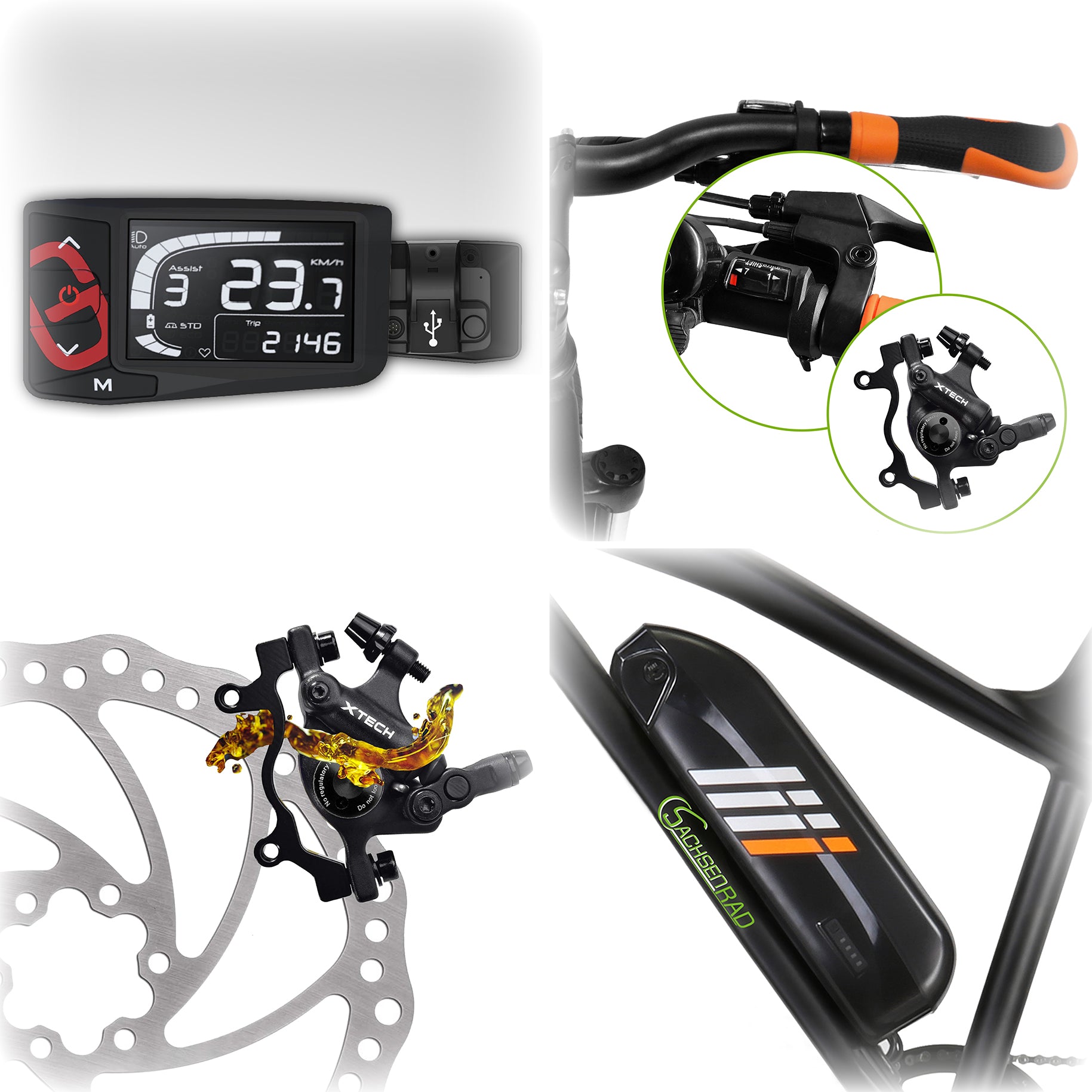 SachsenRad R6T Neo Trekking E-Bike – 27,5