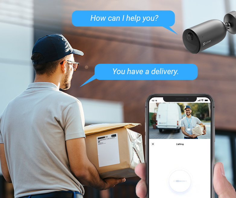 EZVIZ EB3 2K - kabellose Smart-Home-Kamera mit Akkubetrieb