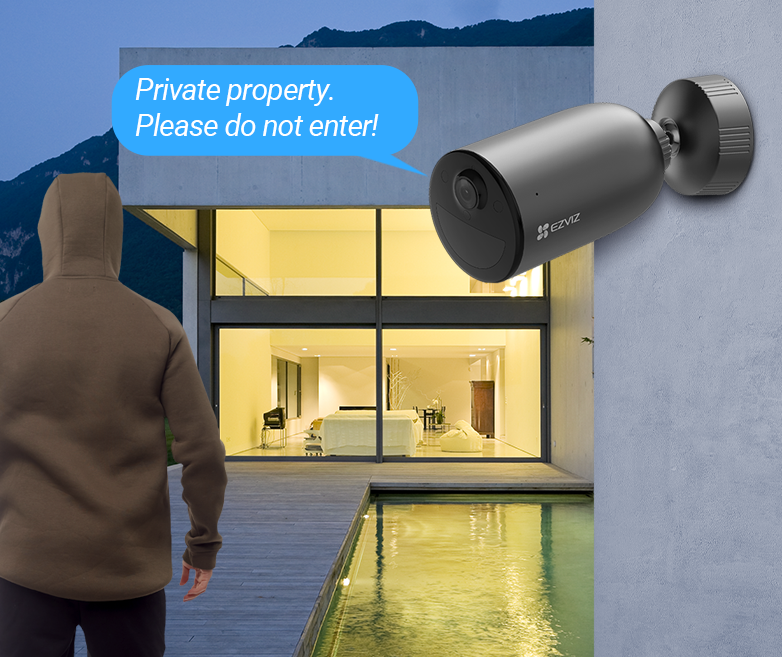 EZVIZ EB3 2K - kabellose Smart-Home-Kamera mit Akkubetrieb
