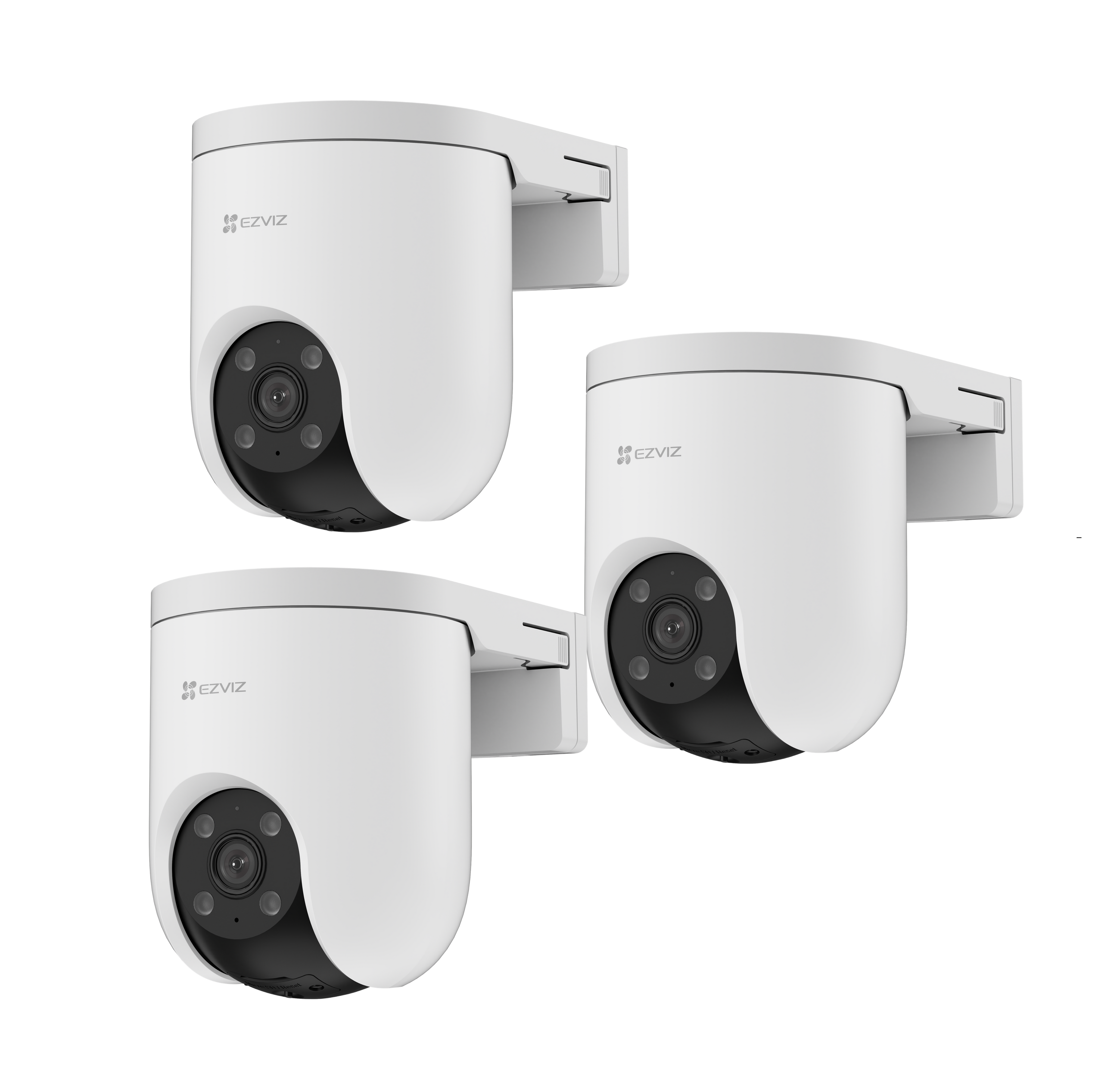 EZVIZ H8C PoE 3MP 2K Outdoor 3er-Set