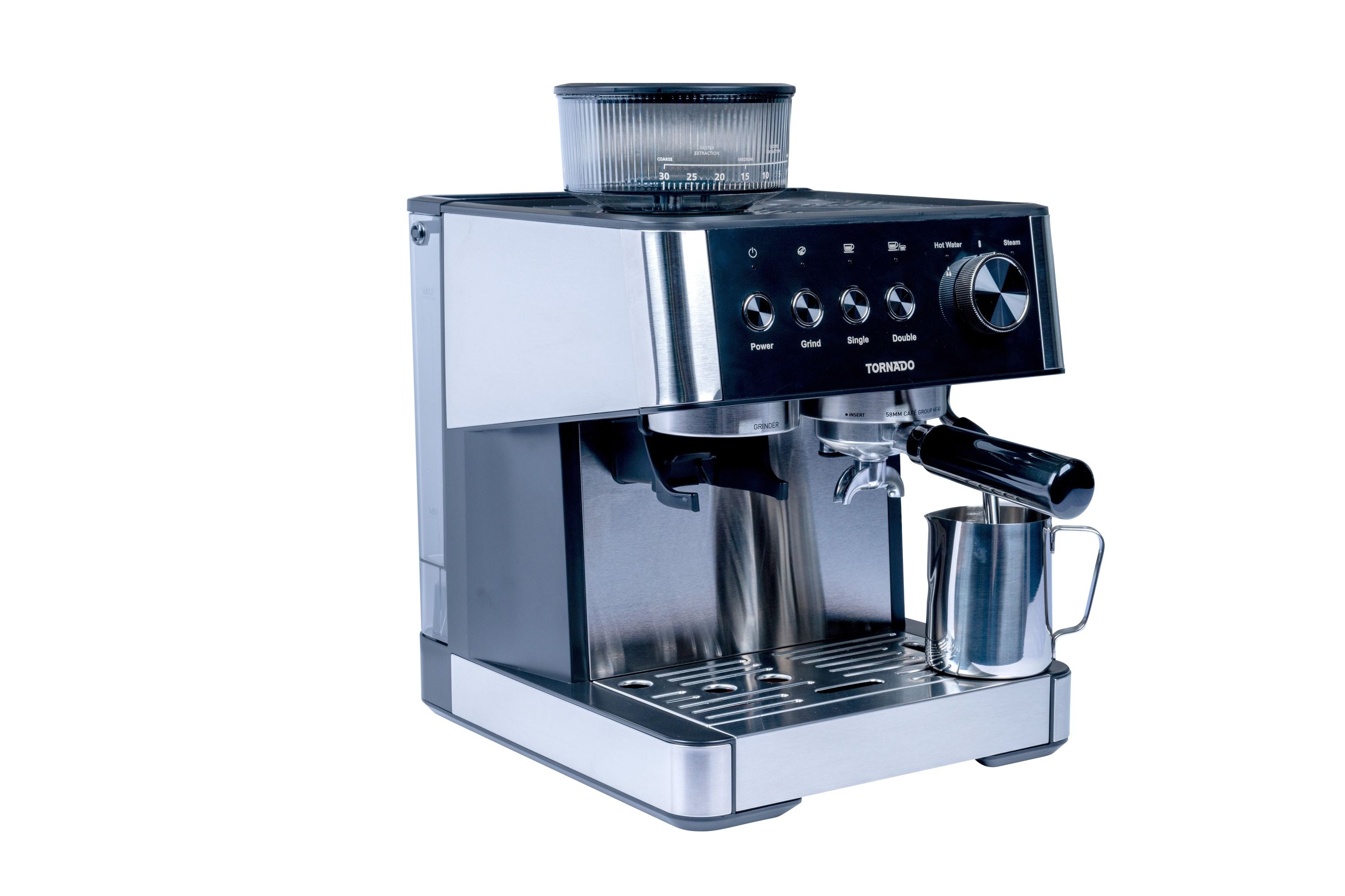 Tornado TCM-5431-GS Siebträger-Kaffeemaschine