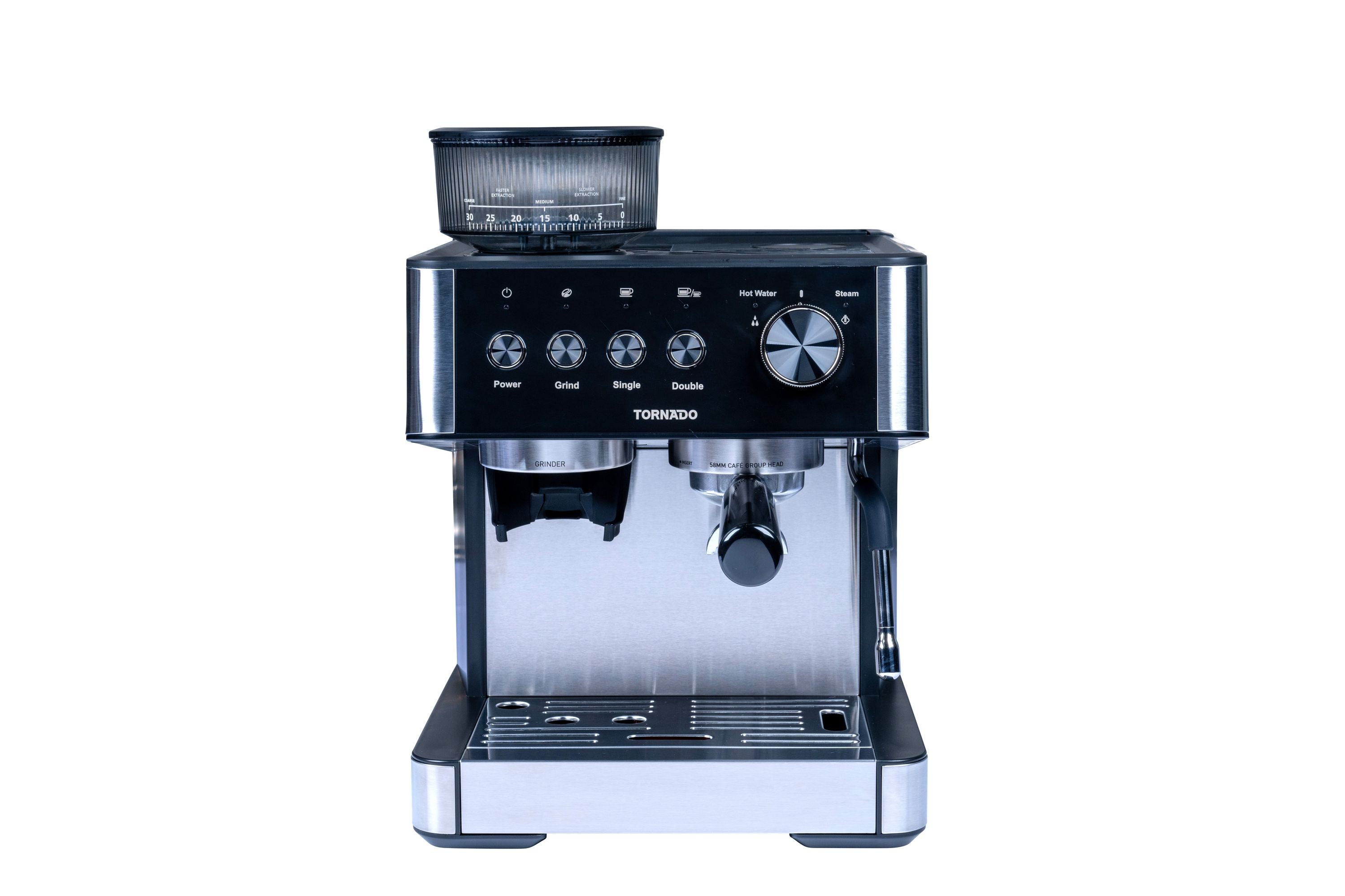 Tornado TCM-5431-GS Siebträger-Kaffeemaschine