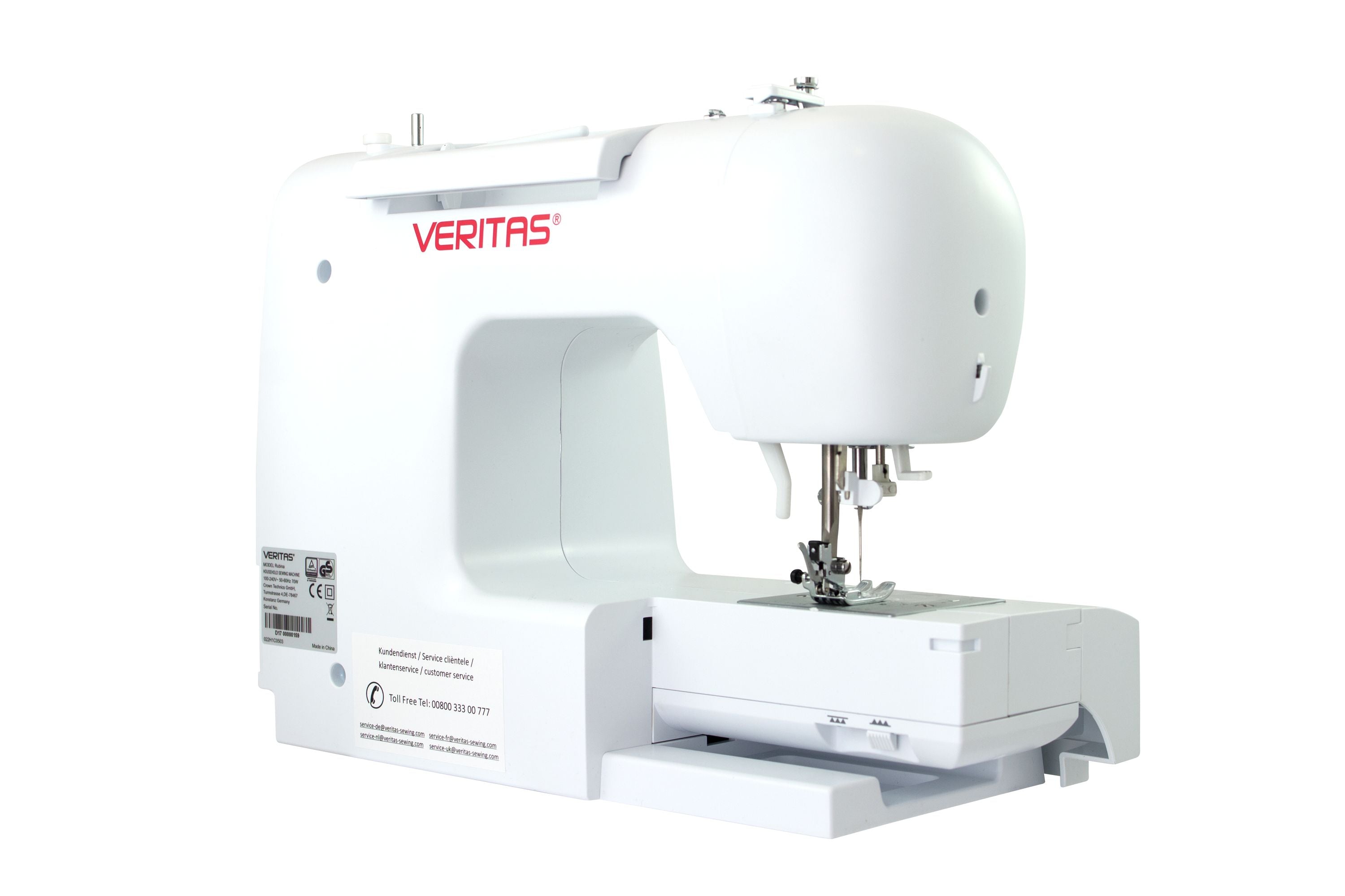 VERITAS Rubina Computernähmaschine 100 Nähprogramme