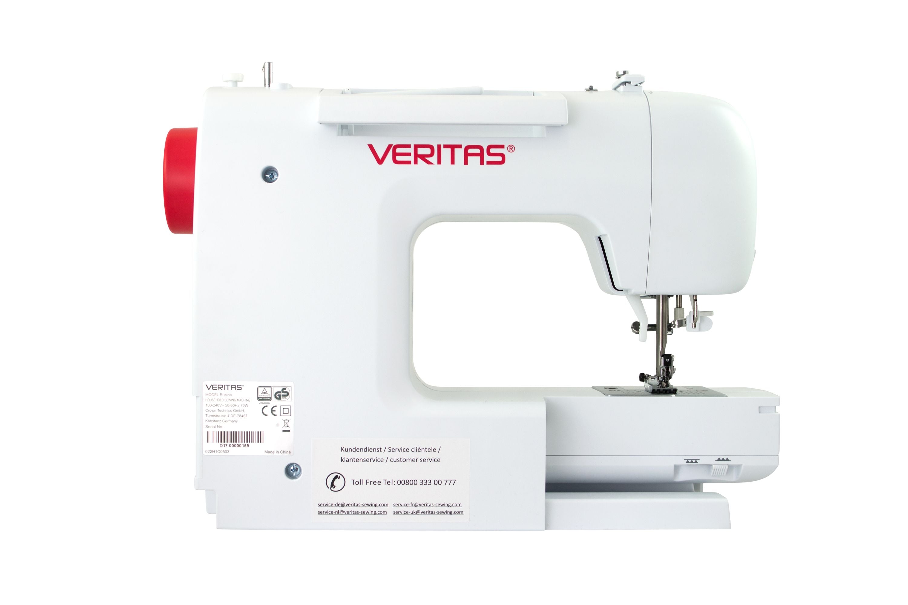 VERITAS Rubina Computernähmaschine 100 Nähprogramme