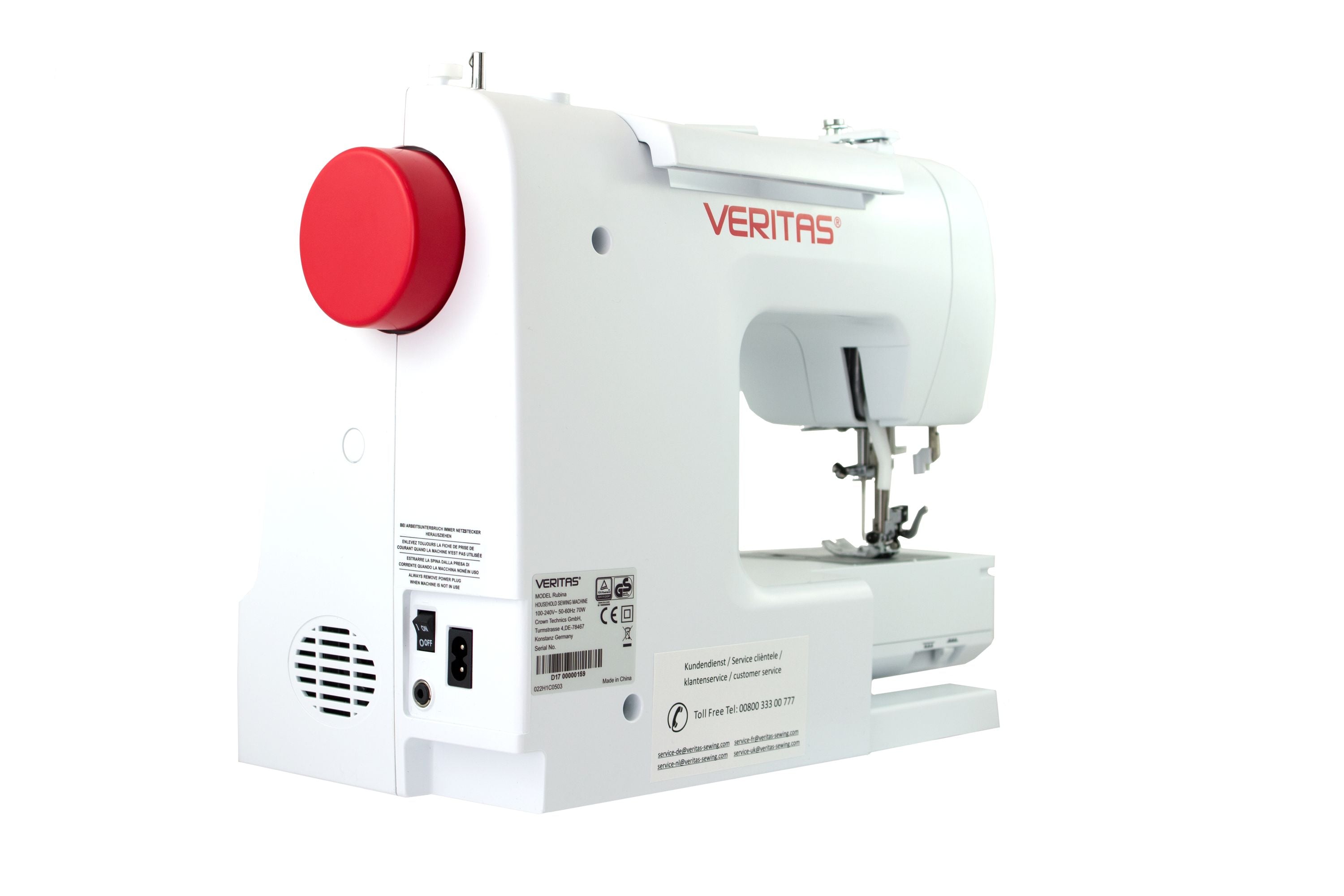 VERITAS Rubina Computernähmaschine 100 Nähprogramme