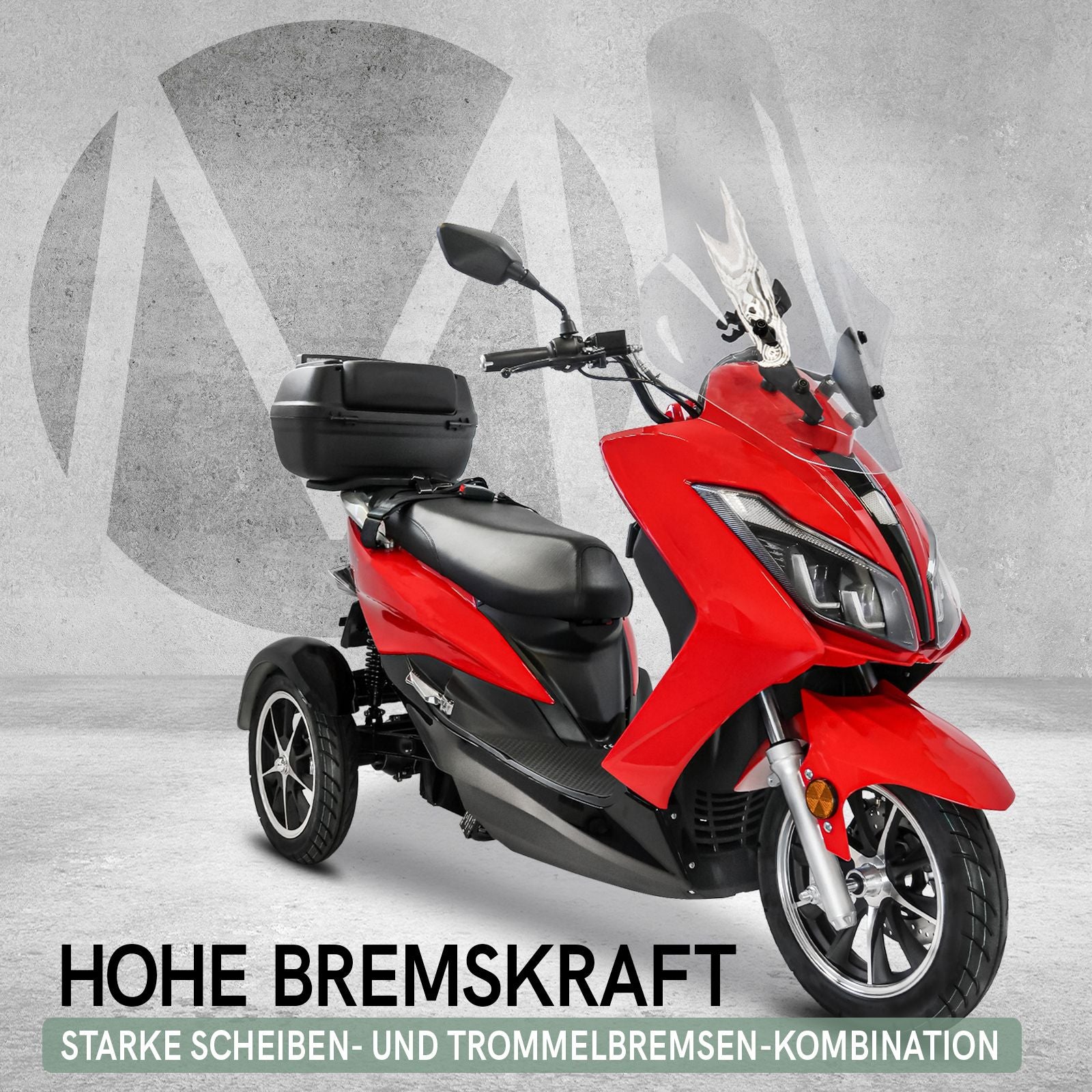 Maximus MX3-25, 2 x Lithium Akkus, 25 km/h