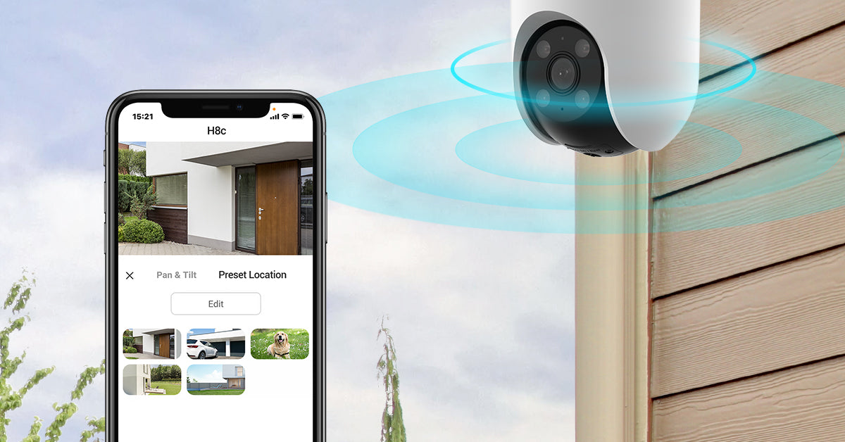 EZVIZ H8C 3MP Schwenk/Neige WLAN Kamera